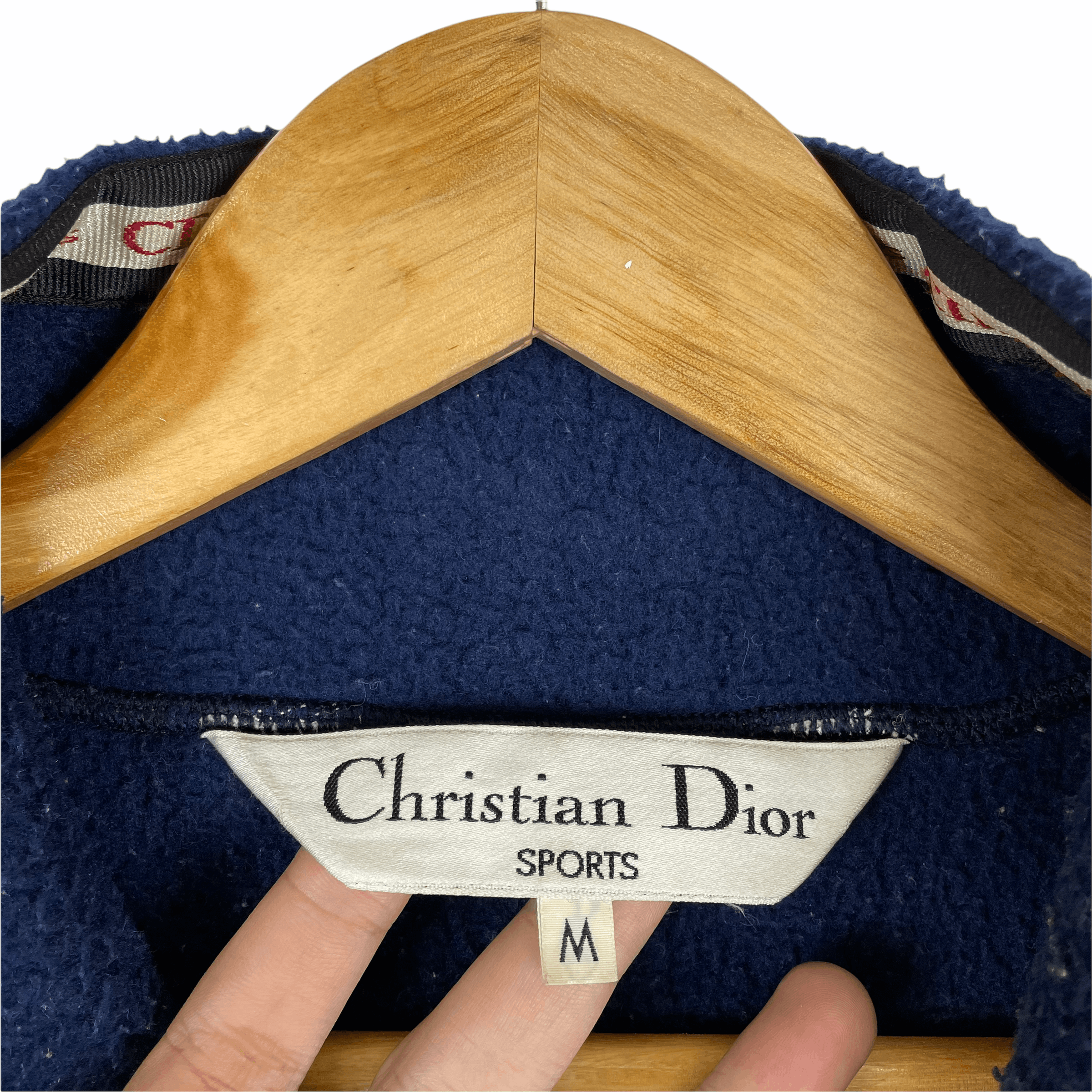 Christian Dior Monsieur Vintage CHRISTIAN DIOR CD SPORTS Blue Fleece Sweatshirt Size US M / EU 48-50 / 2 - 5 Thumbnail