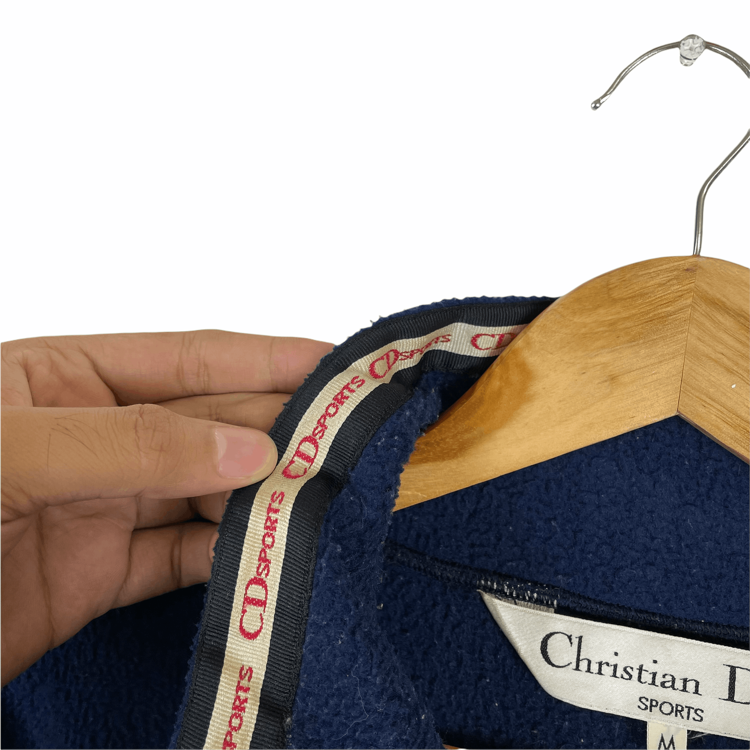 Christian Dior Monsieur Vintage CHRISTIAN DIOR CD SPORTS Blue Fleece Sweatshirt Size US M / EU 48-50 / 2 - 6 Thumbnail