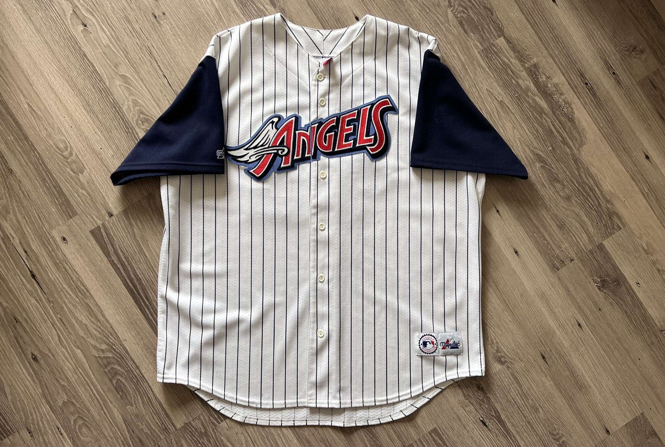 Mo Vaughn #42 LA Angels MLB Majestic Baseball Mlb Baseball Jersey Size –  Rare_Wear_Attire