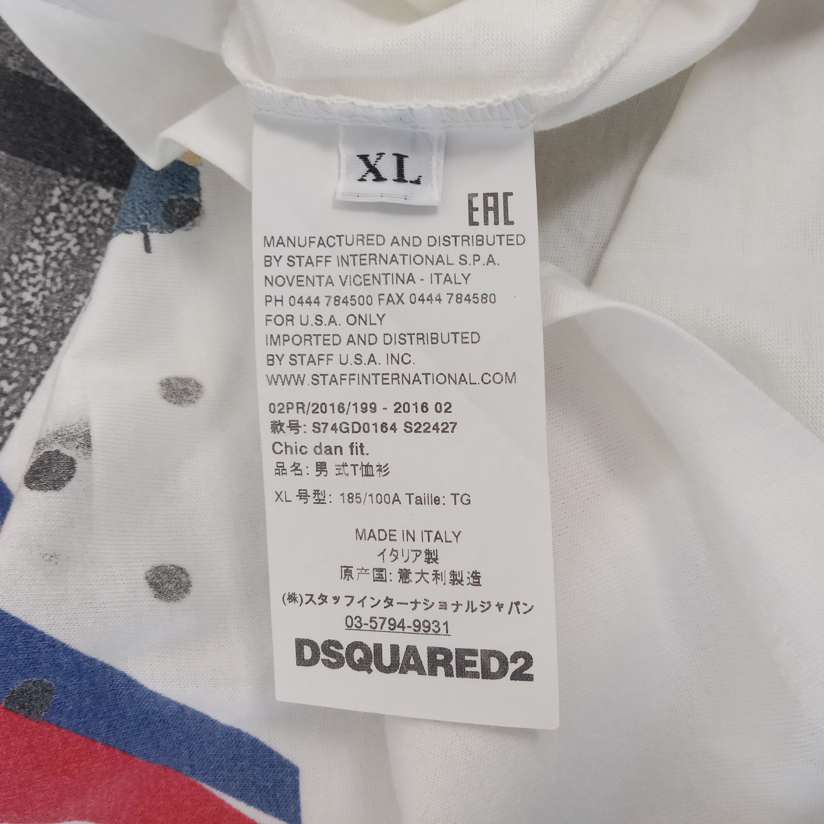 Dsquared2 × Japanese Brand × Vintage DSQUARED2 X David Bowie American Singer Tshirt Size US M / EU 48-50 / 2 - 6 Thumbnail