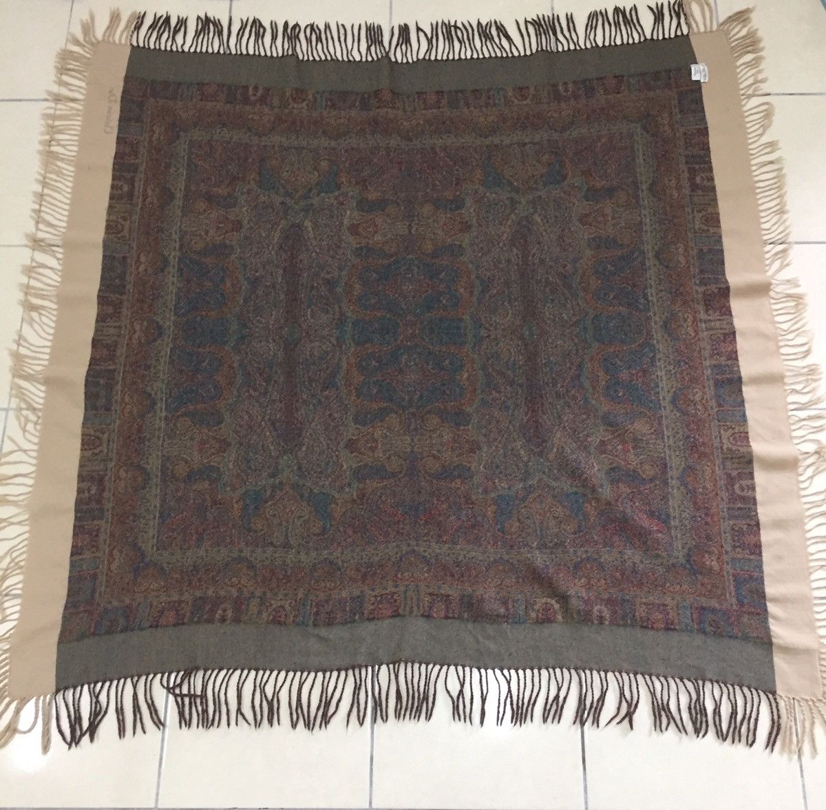 Christian Dior Monsieur Vintage Christian Dior Paisley Scarves Shawl Size ONE SIZE - 1 Thumbnail