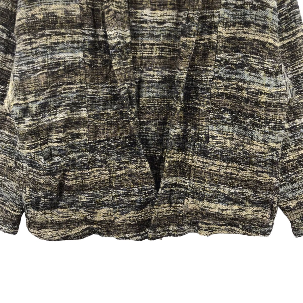 Vintage NOMAD Kapital Inspired Wool Grey Cardigan Sweatshirt Size L / US 10 / IT 46 - 3 Thumbnail