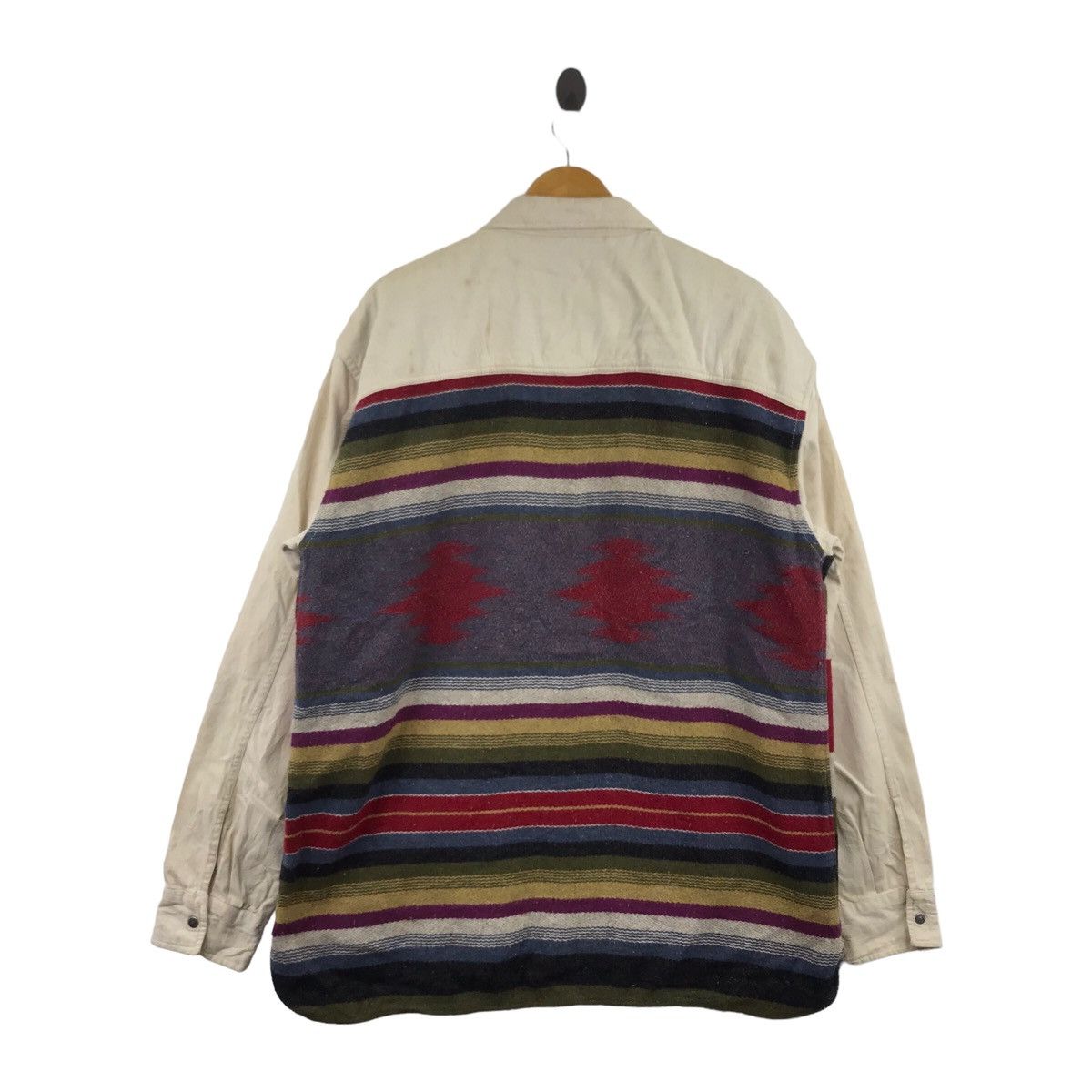 Energie Vintage ENERGIE Italy Native Navajo Aztec Jeans Jacket Size US L / EU 52-54 / 3 - 8 Thumbnail