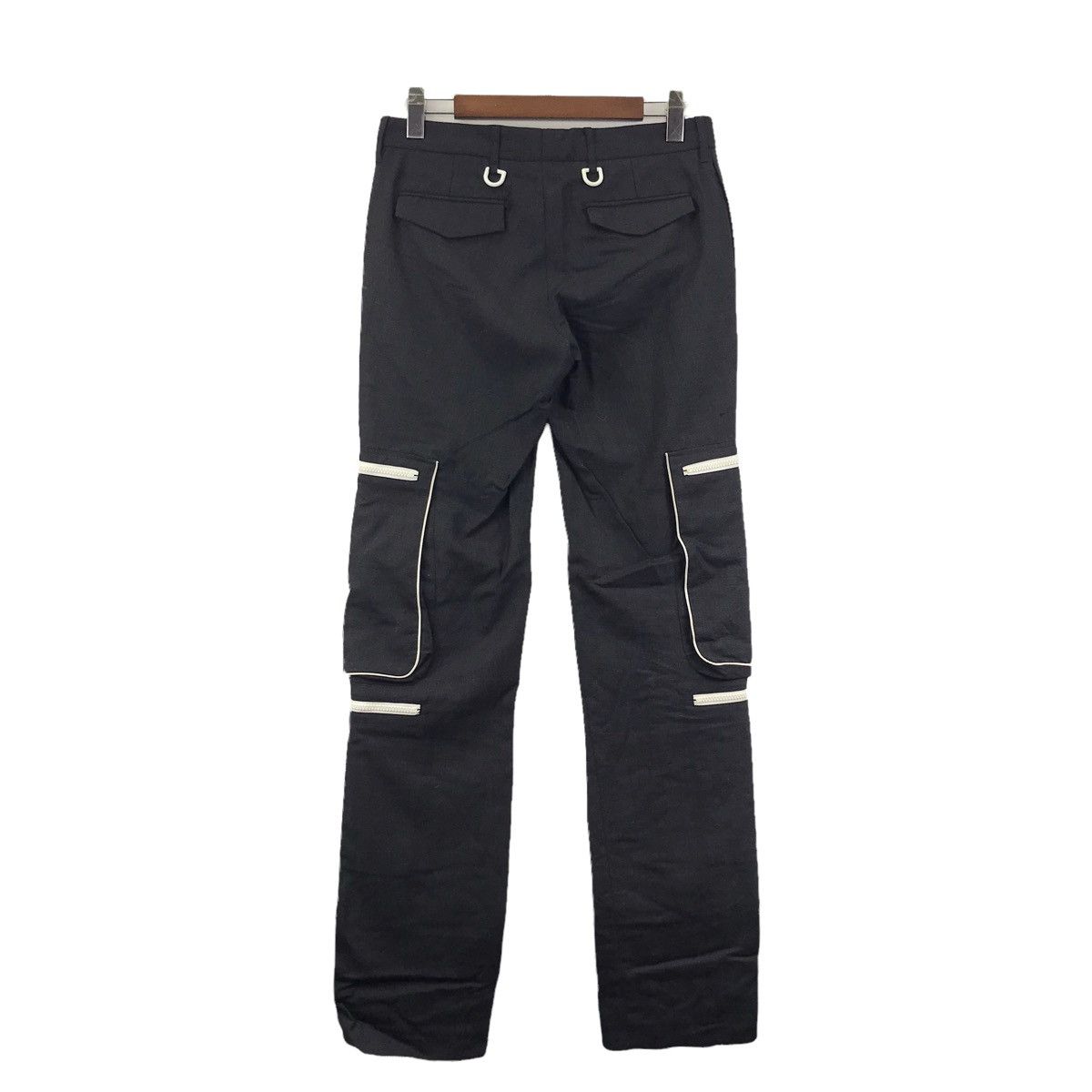 Kris Van Assche KRIS VAN ASSCHE Multi Pockets Wool Black Trousers Pant Size US 31 - 6 Thumbnail