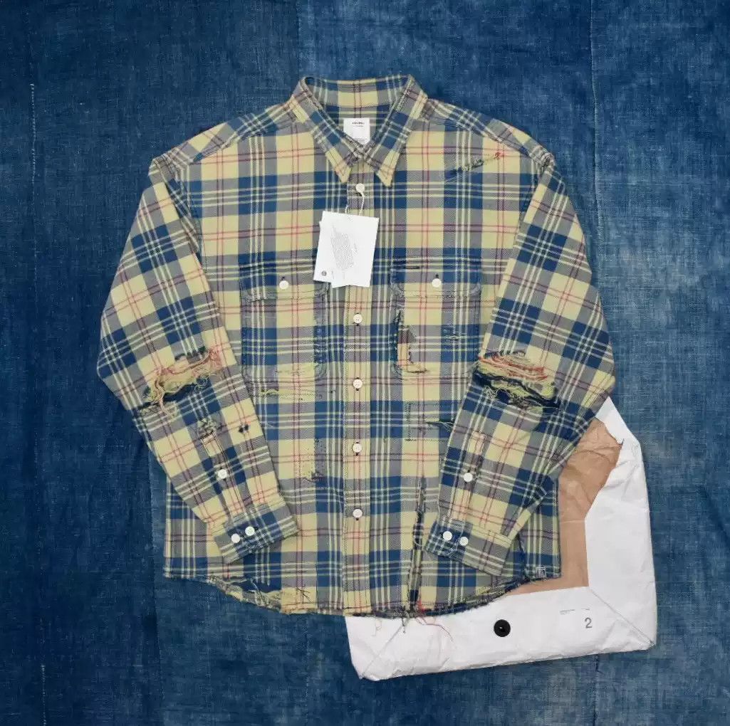 Visvim Visvim 21aw Lumber Check L/S Crash | Grailed