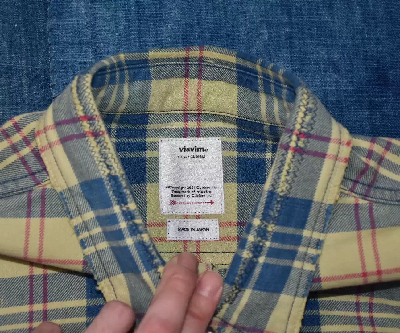 Visvim 21aw Lumber Check L/S Crash