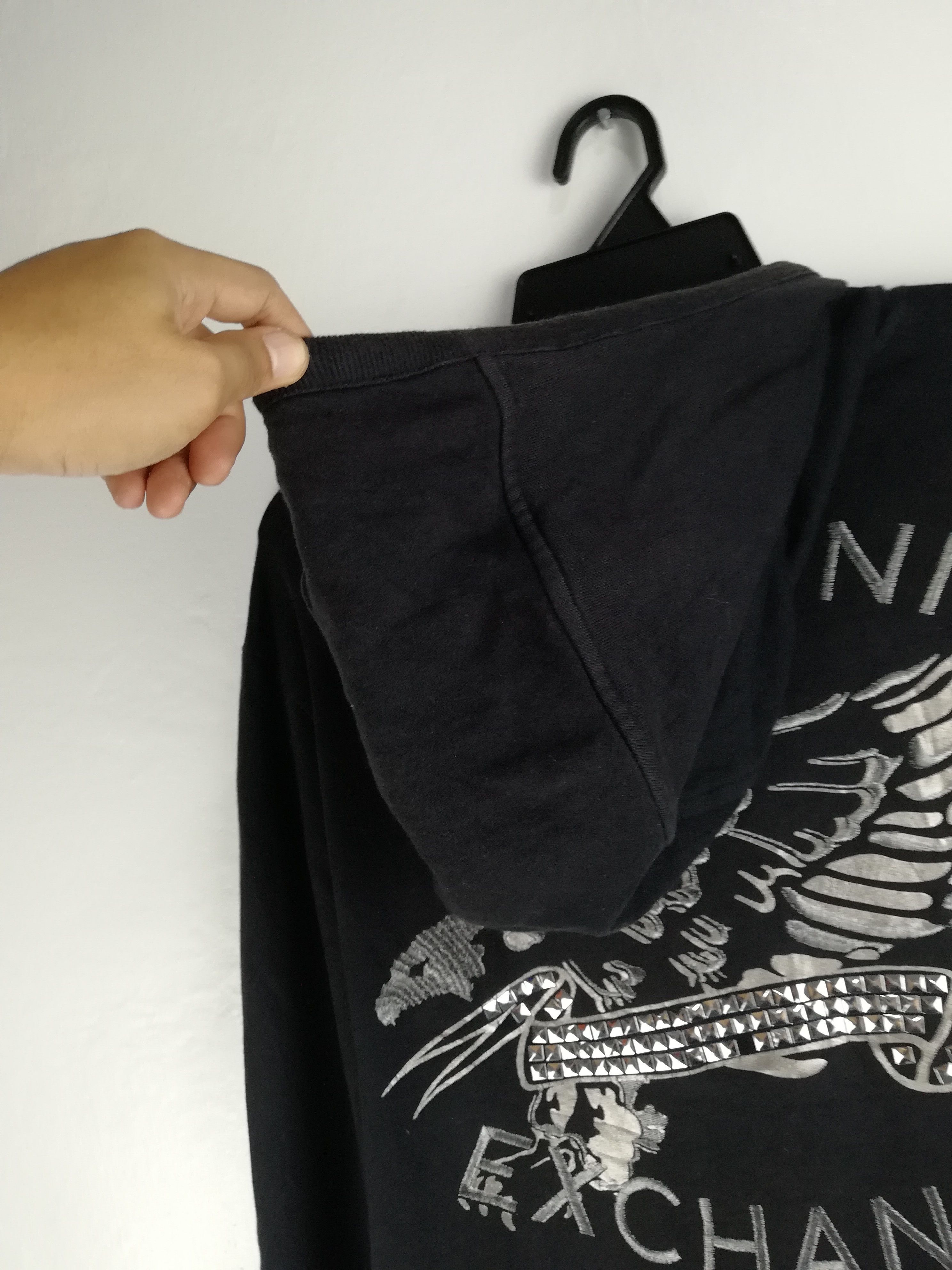 Armani Exchange × Emporio Armani × Giorgio Armani Vintage Armani Exchange Hoodie Big Logo Size US M / EU 48-50 / 2 - 9 Thumbnail