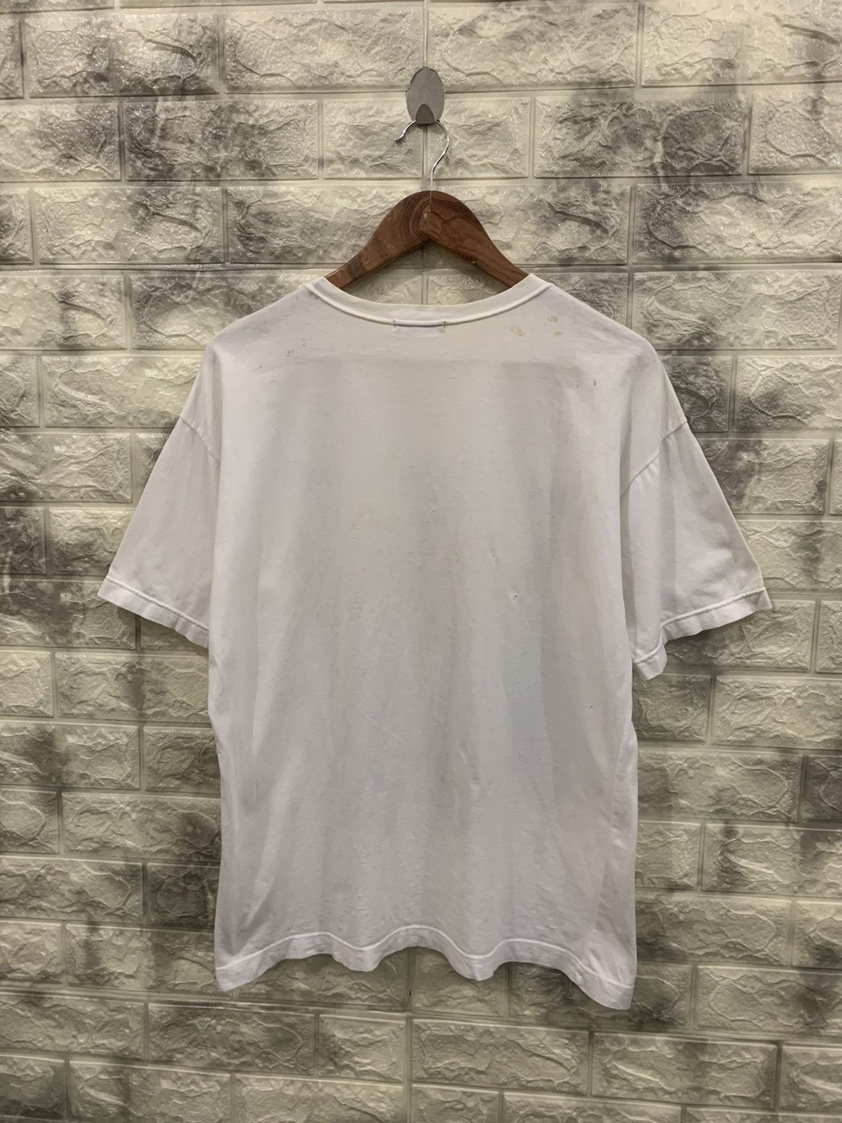 Designer × Issey Miyake × Vintage 🔥Vintage Issey Miyake “Tie photo” White Tee Size US M / EU 48-50 / 2 - 3 Thumbnail