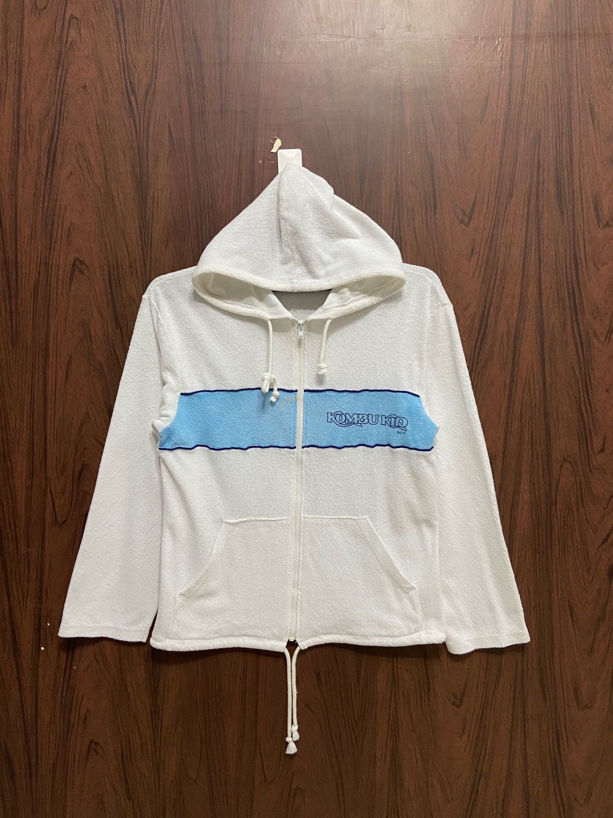 Vintage Vintage Kombu Kid hoodie surf style big logo fit S Size US S / EU 44-46 / 1 - 3 Thumbnail