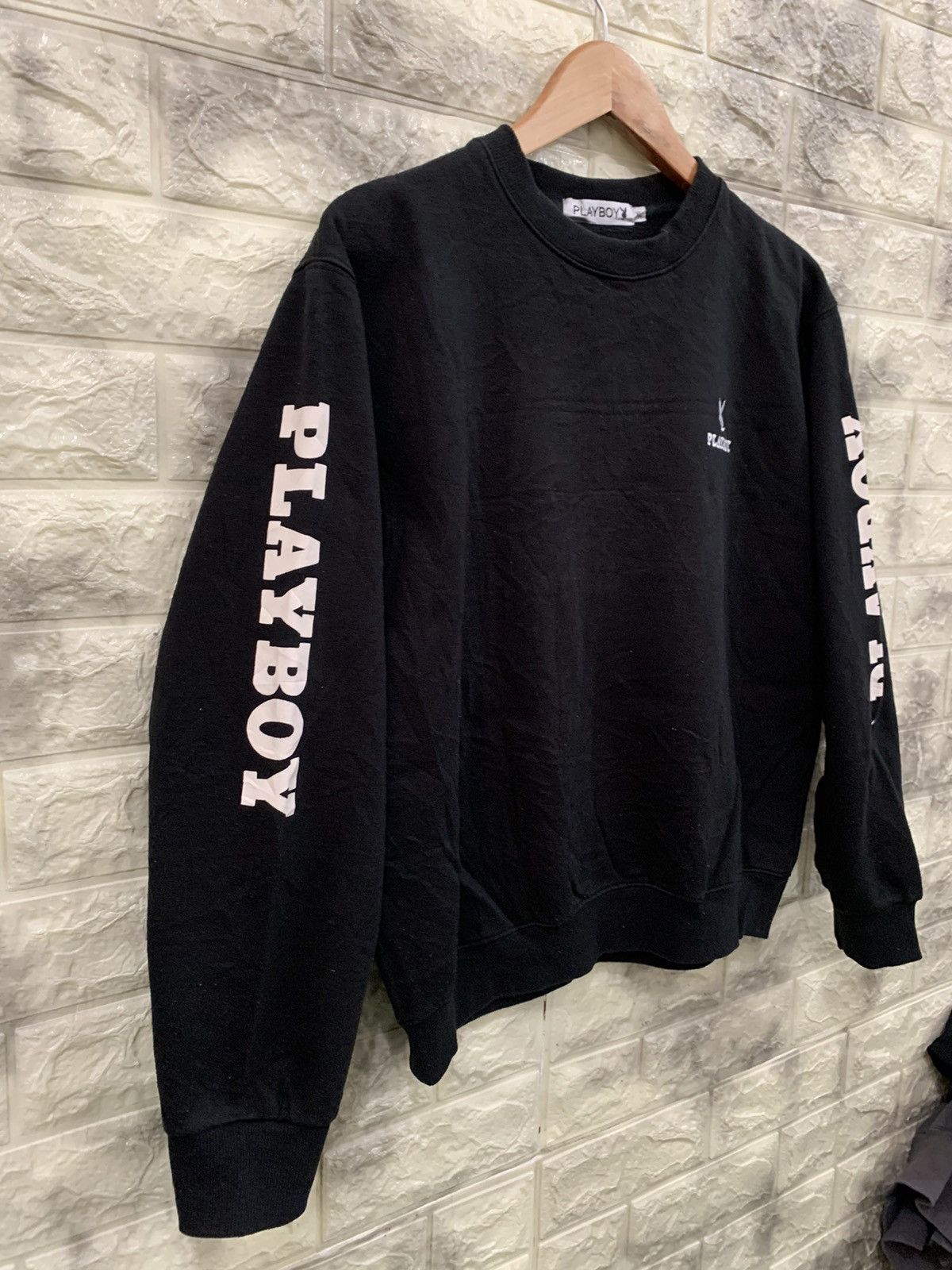 Playboy Playboy Big Logo Sweatshirt Size US XL / EU 56 / 4 - 4 Thumbnail