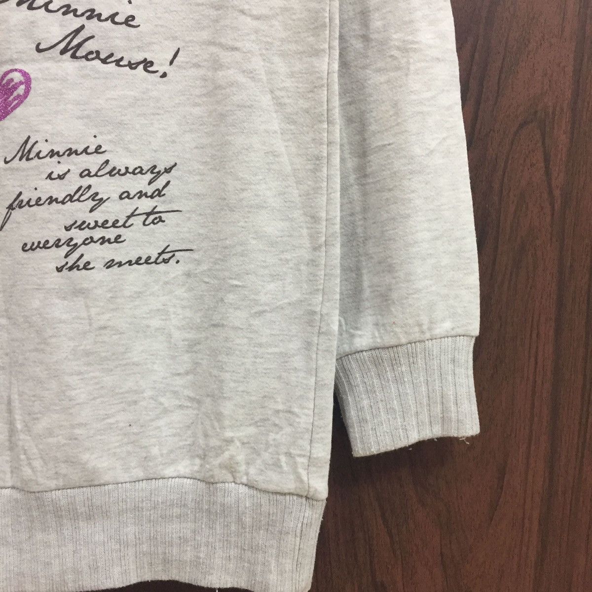Disney Minnie Mouse sweatshirt big logo cartoon Size S / US 4 / IT 40 - 5 Thumbnail