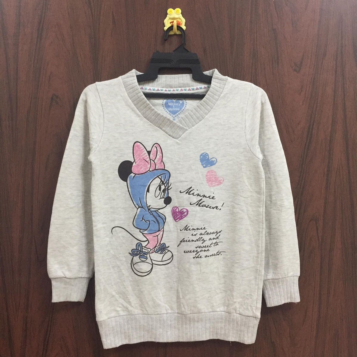 Disney Minnie Mouse sweatshirt big logo cartoon Size S / US 4 / IT 40 - 1 Thumbnail