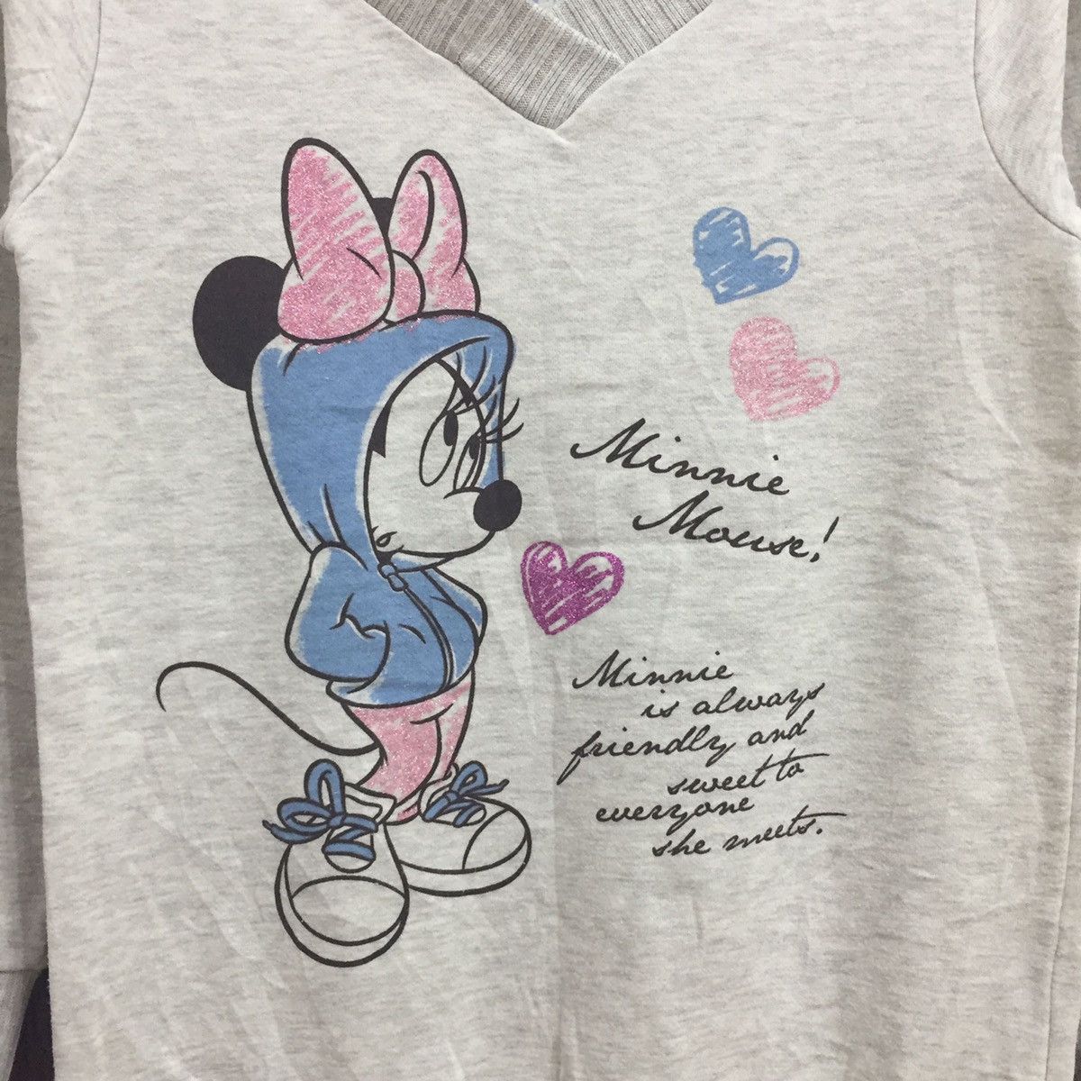 Disney Minnie Mouse sweatshirt big logo cartoon Size S / US 4 / IT 40 - 2 Thumbnail
