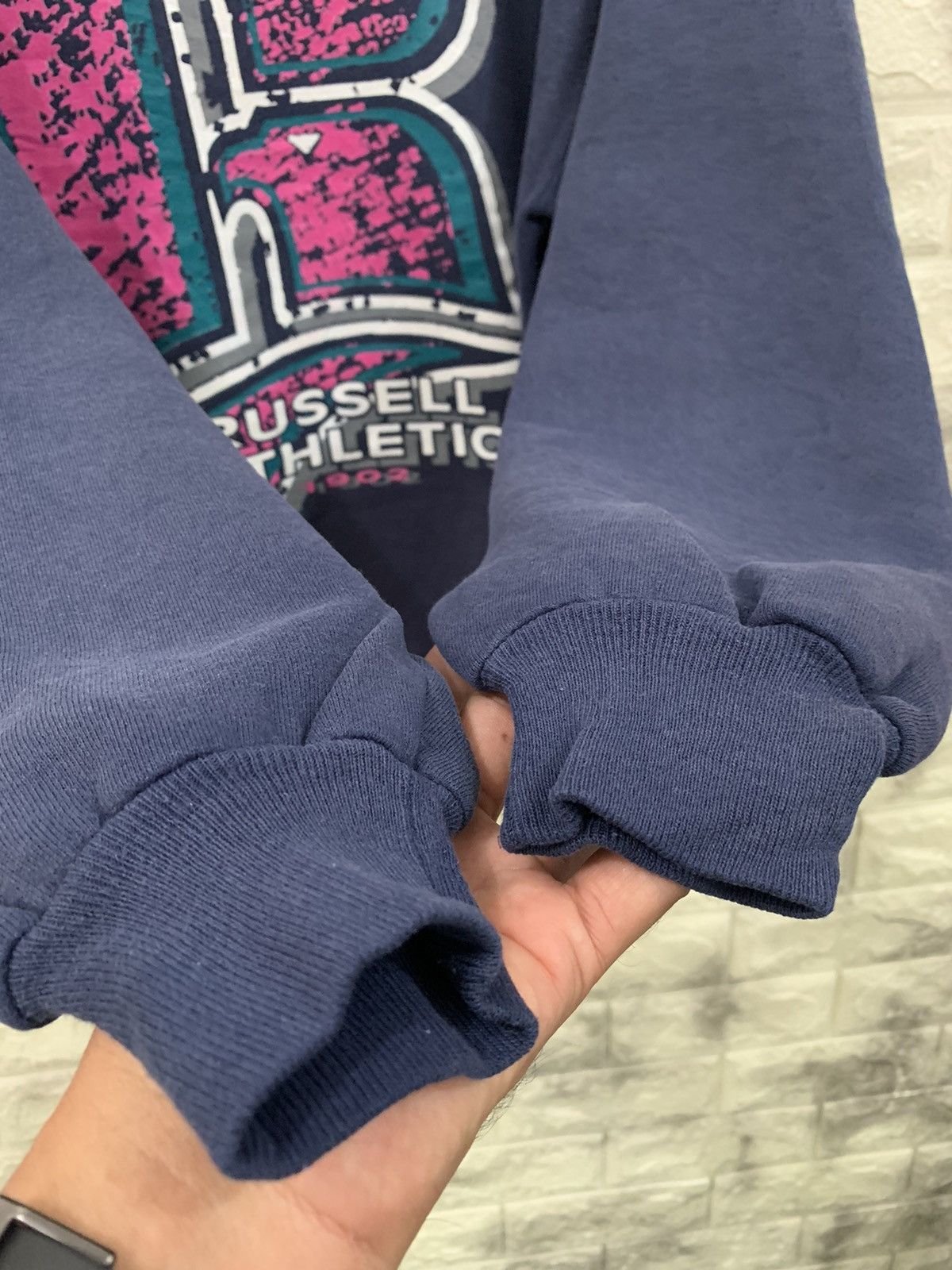 Russell Athletic × Vintage Vintage Russell Athletic big logo sweatshirt Size US L / EU 52-54 / 3 - 4 Thumbnail