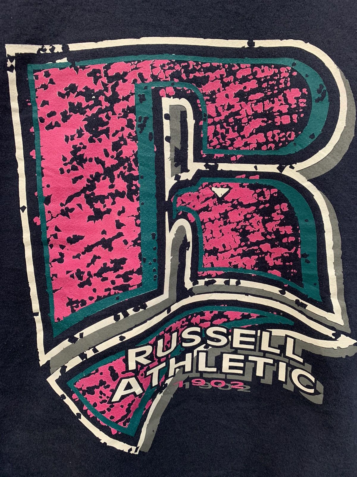 Russell Athletic × Vintage Vintage Russell Athletic big logo sweatshirt Size US L / EU 52-54 / 3 - 3 Thumbnail