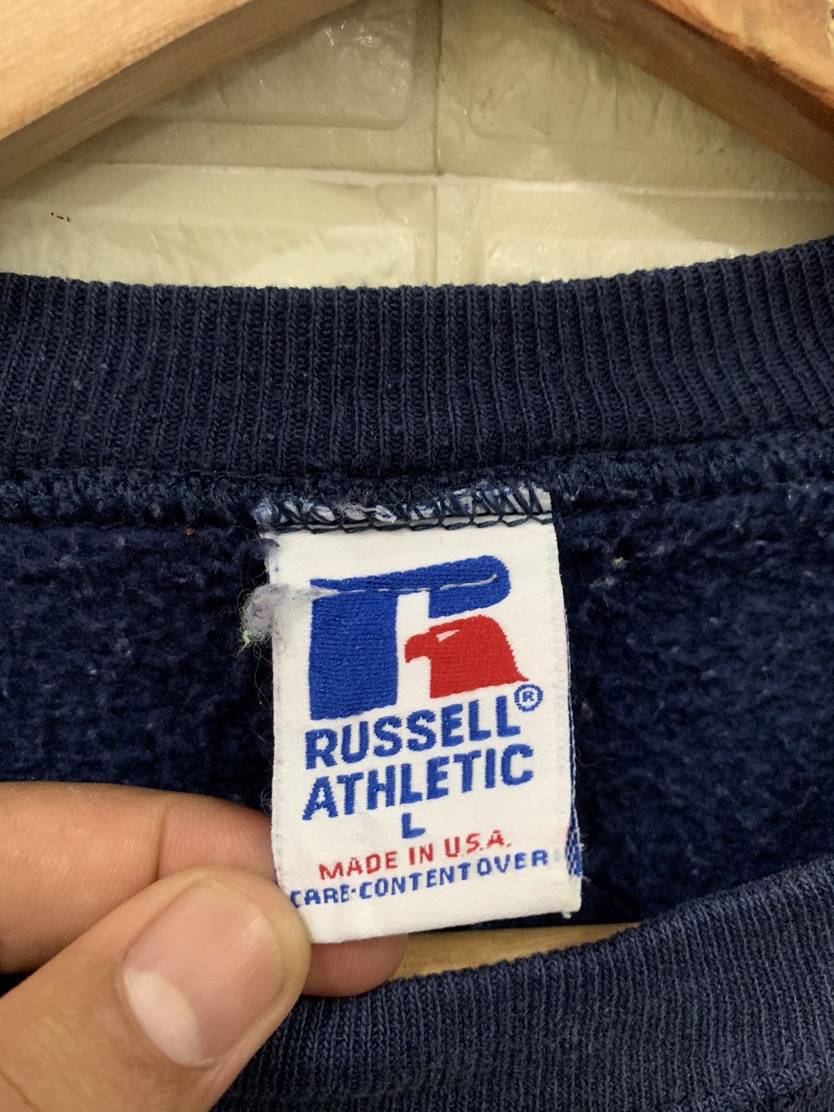 Russell Athletic × Vintage Vintage Russell Athletic big logo sweatshirt Size US L / EU 52-54 / 3 - 5 Thumbnail
