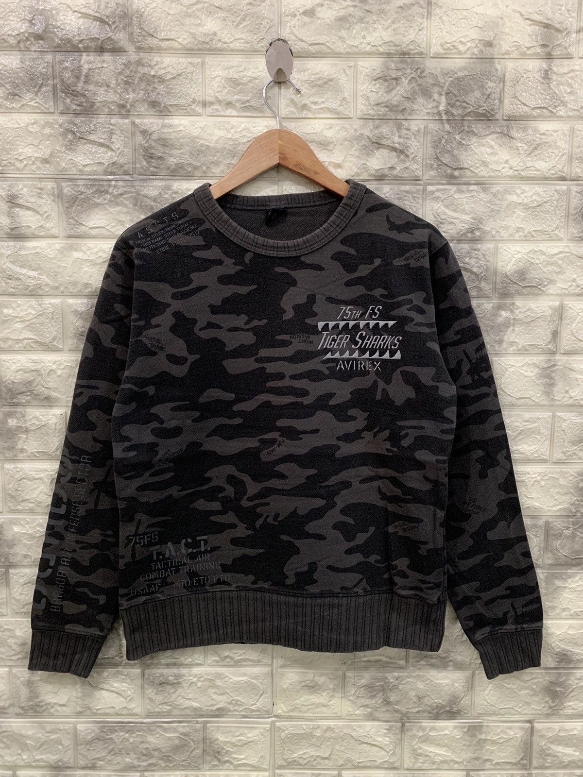 Avirex Avirex Camo Sweater Size US M / EU 48-50 / 2 - 1 Thumbnail