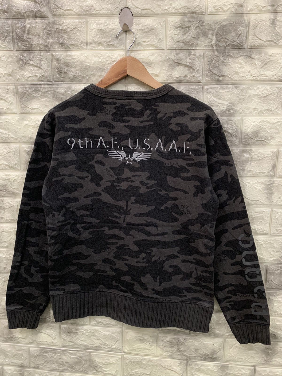 Avirex Avirex Camo Sweater Size US M / EU 48-50 / 2 - 2 Thumbnail