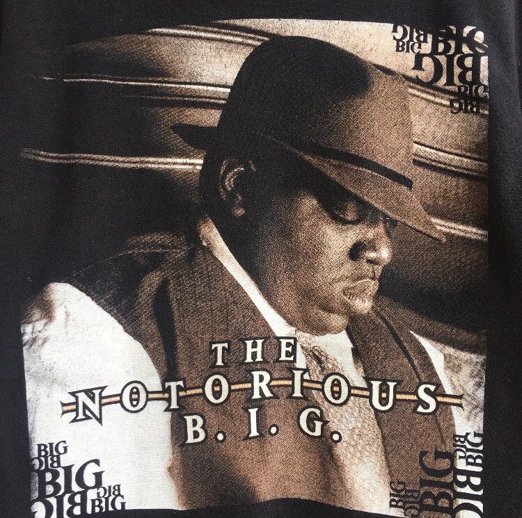 Rap Tees Vintage The Notorious BIG Poppa Biggie Hip Hop Raper Size US M / EU 48-50 / 2 - 3 Thumbnail
