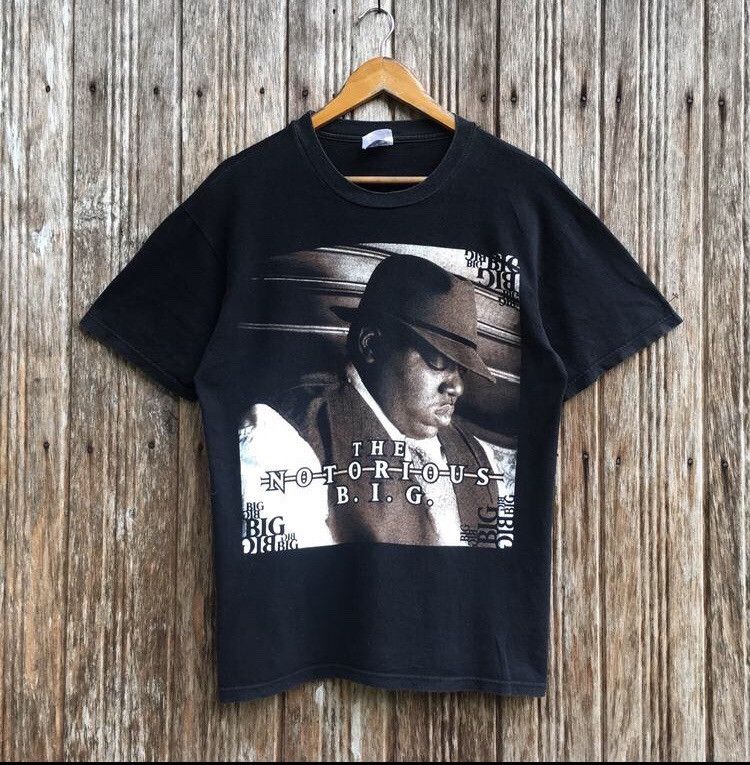 Rap Tees Vintage The Notorious BIG Poppa Biggie Hip Hop Raper Size US M / EU 48-50 / 2 - 1 Thumbnail