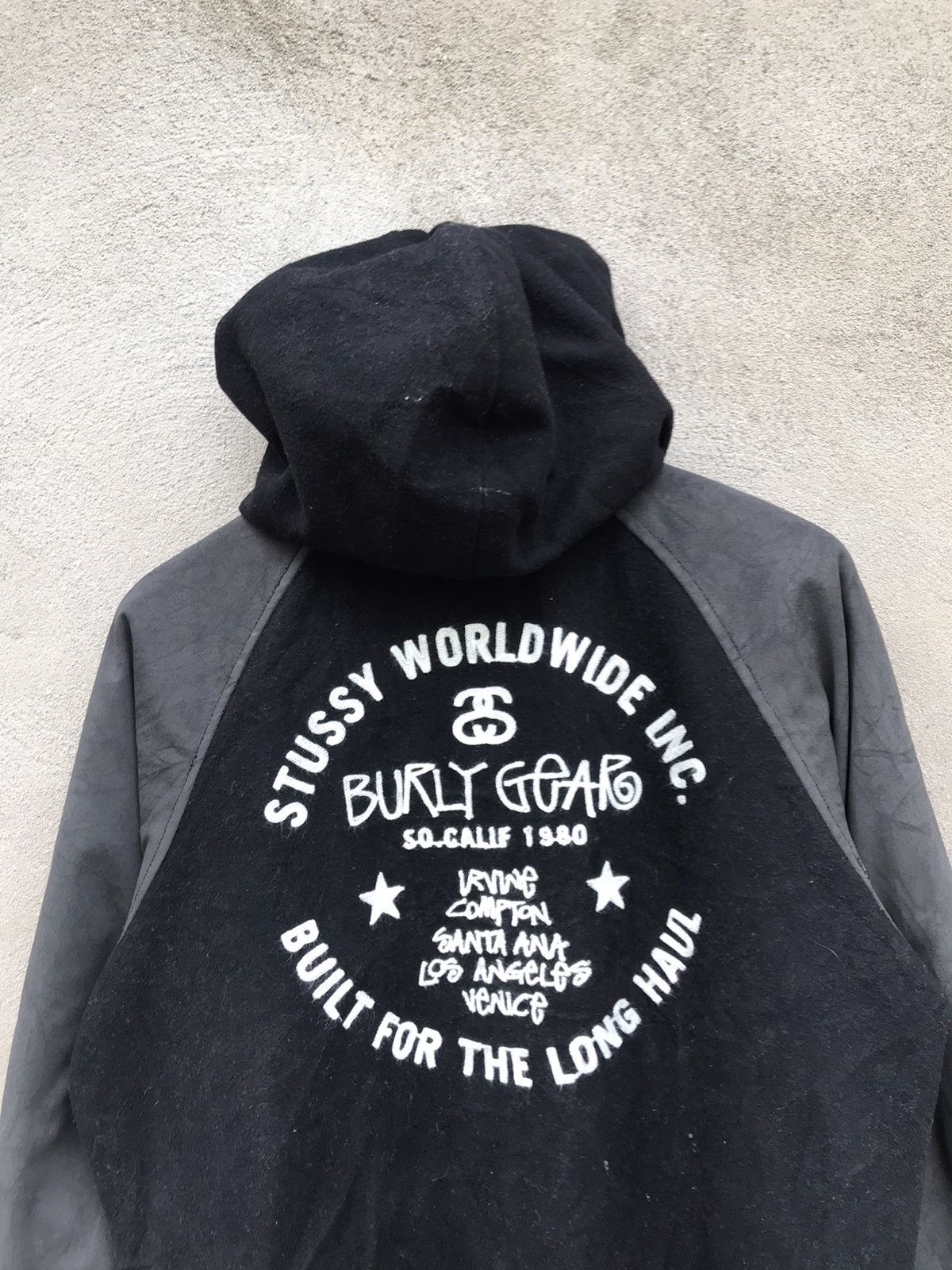 Stussy RARE VINTAGE EMBROIDERED STUSSY ONE FLAG VARSITY STYLE Size US M / EU 48-50 / 2 - 9 Thumbnail
