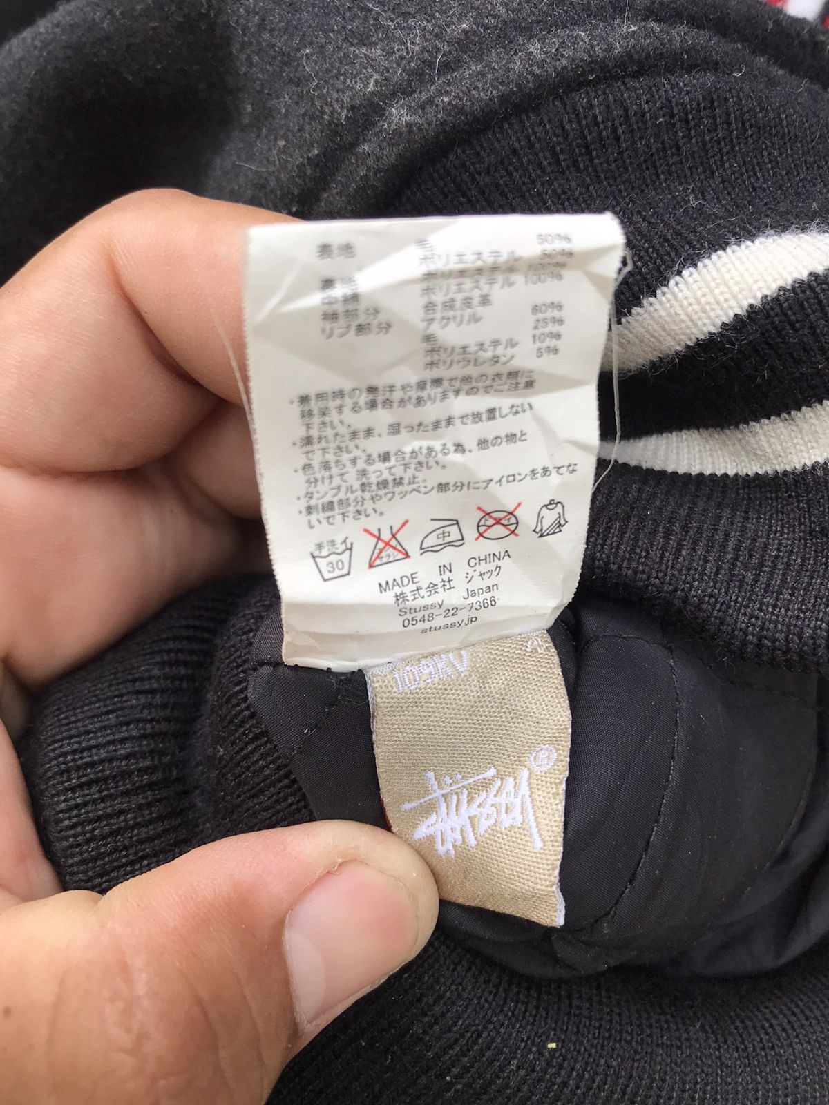 Stussy RARE VINTAGE EMBROIDERED STUSSY ONE FLAG VARSITY STYLE Size US M / EU 48-50 / 2 - 16 Thumbnail