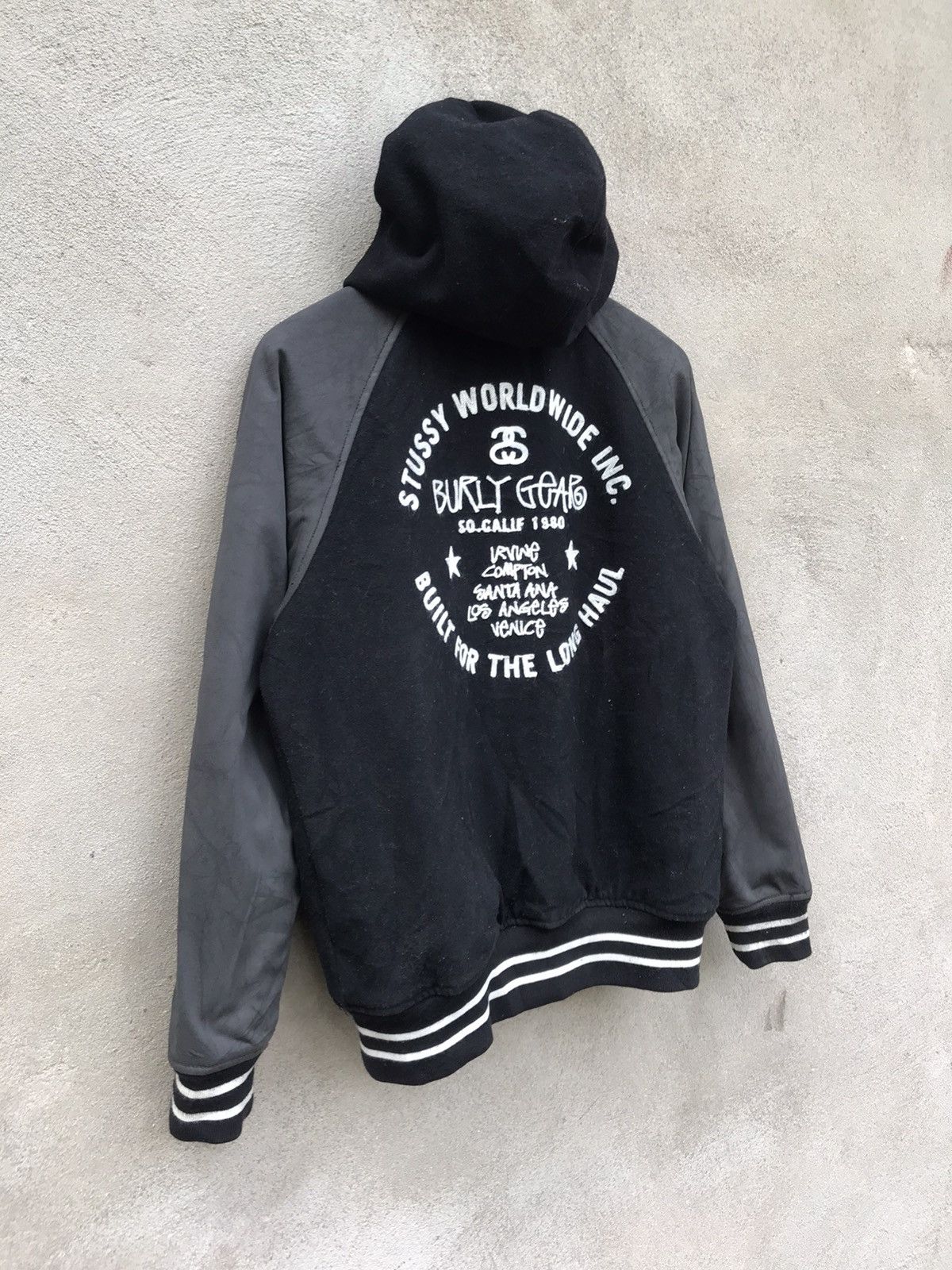 Stussy RARE VINTAGE EMBROIDERED STUSSY ONE FLAG VARSITY STYLE Size US M / EU 48-50 / 2 - 8 Thumbnail