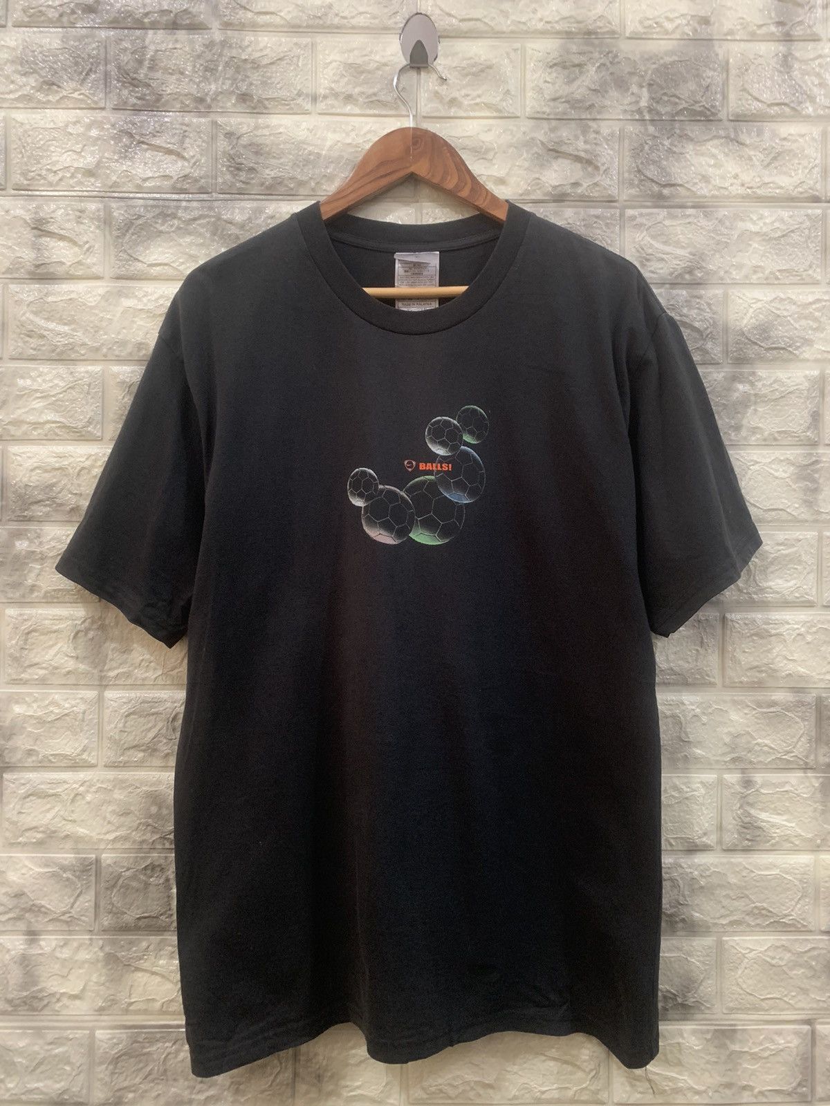 Nike × Vintage Vintage Nike - Balls! tees Size US L / EU 52-54 / 3 - 1 Thumbnail