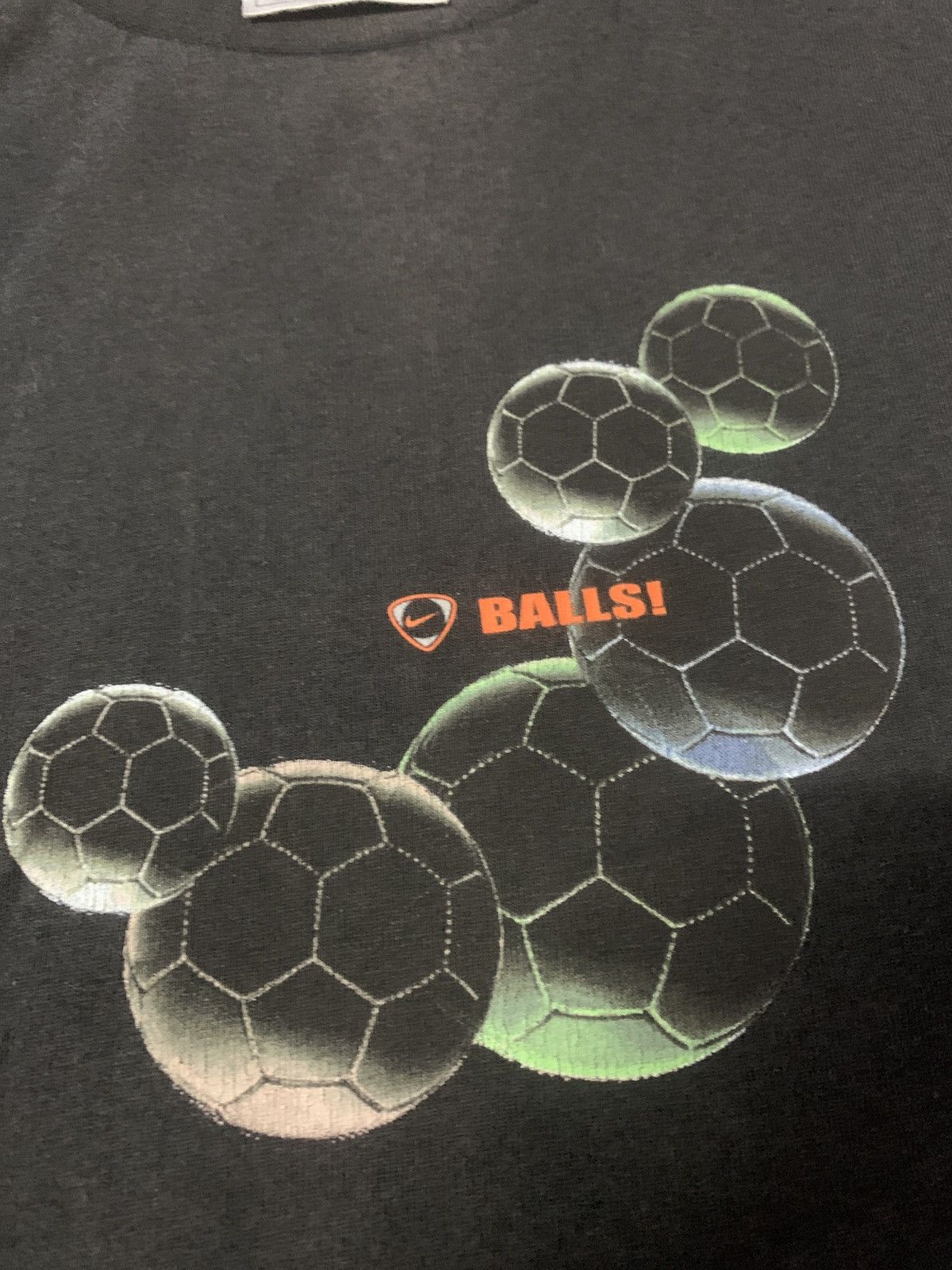 Nike × Vintage Vintage Nike - Balls! tees Size US L / EU 52-54 / 3 - 11 Thumbnail