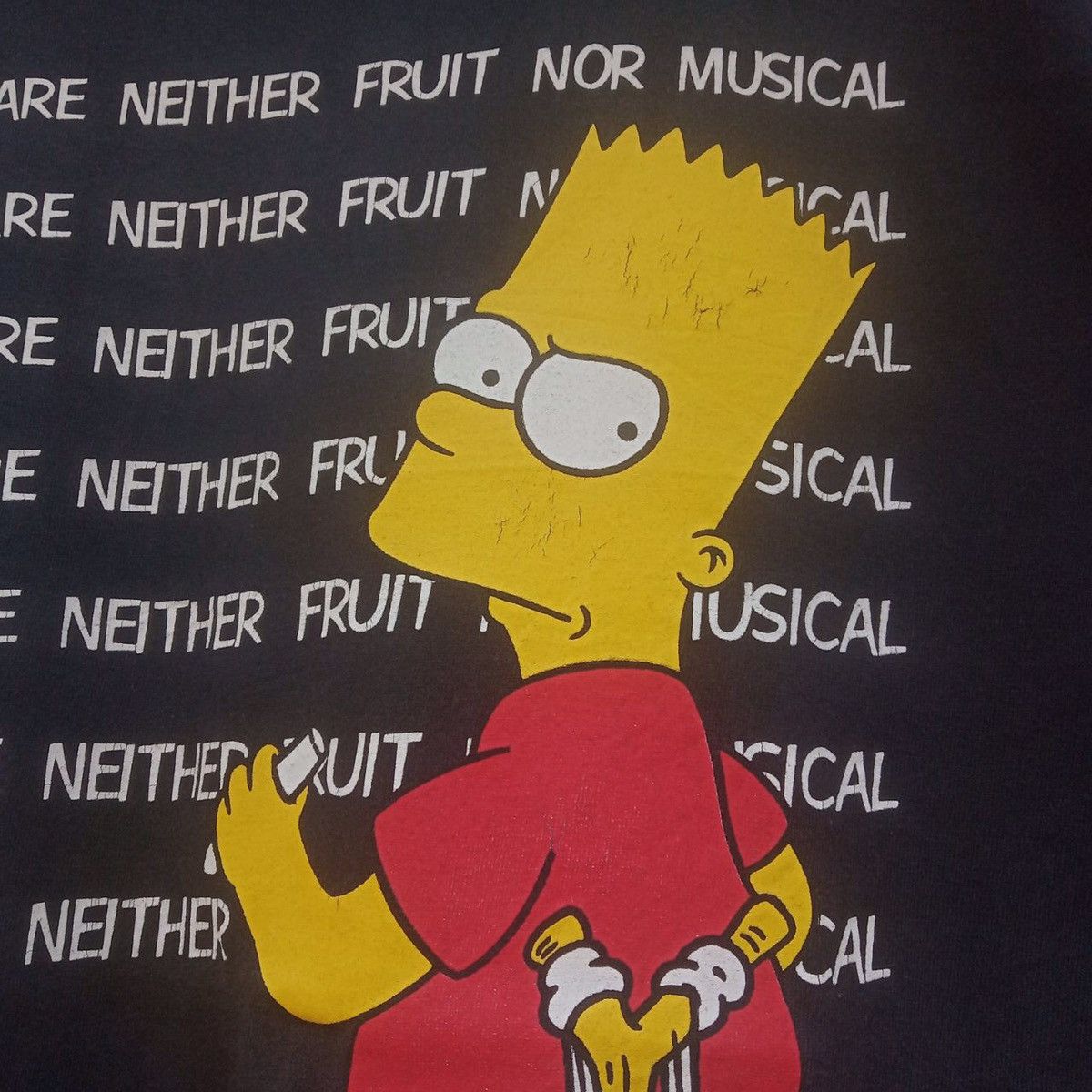 Cartoon Network Vintage Bart Simpson Matt Groening by Stanley Desantis Size US L / EU 52-54 / 3 - 4 Thumbnail