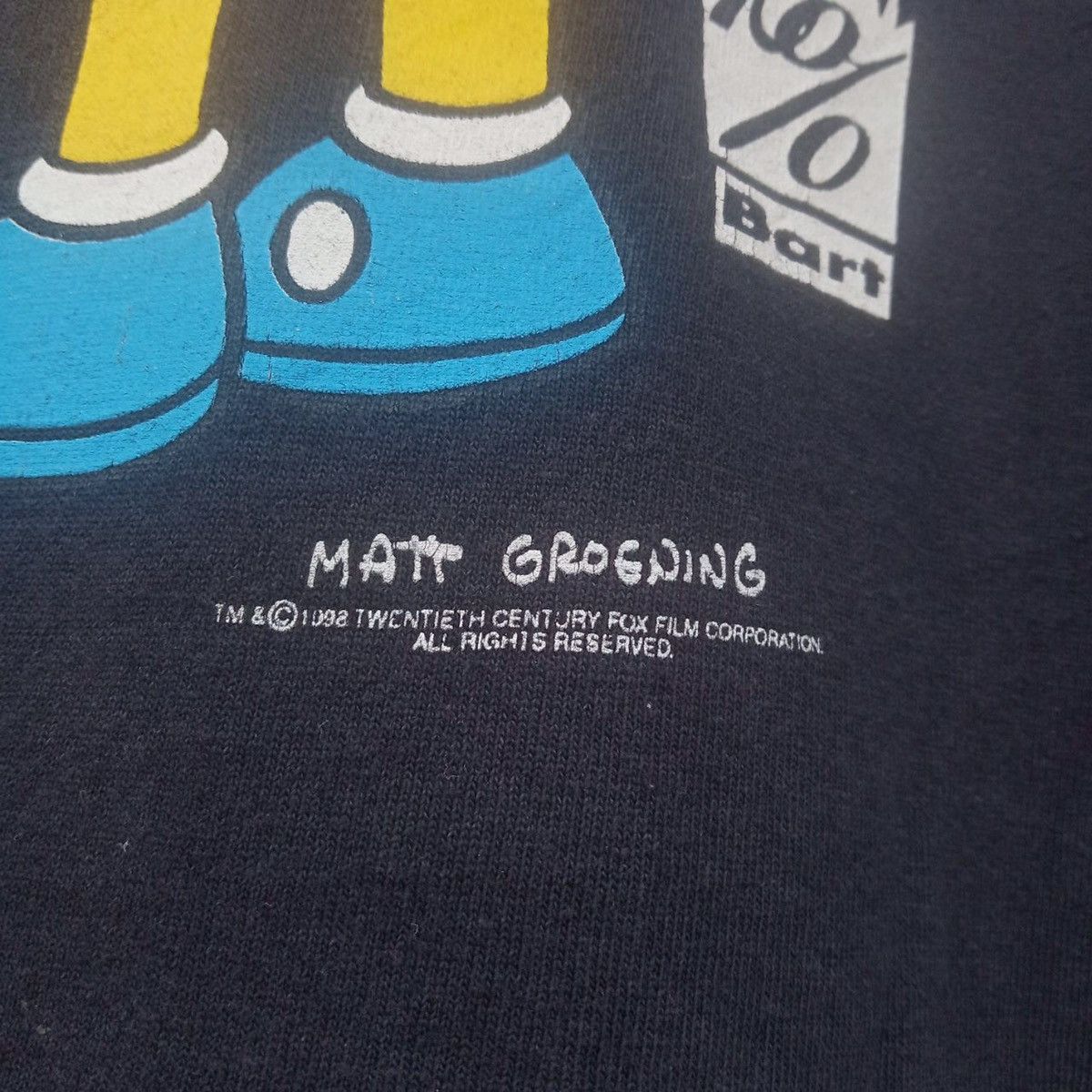 Cartoon Network Vintage Bart Simpson Matt Groening by Stanley Desantis Size US L / EU 52-54 / 3 - 5 Thumbnail