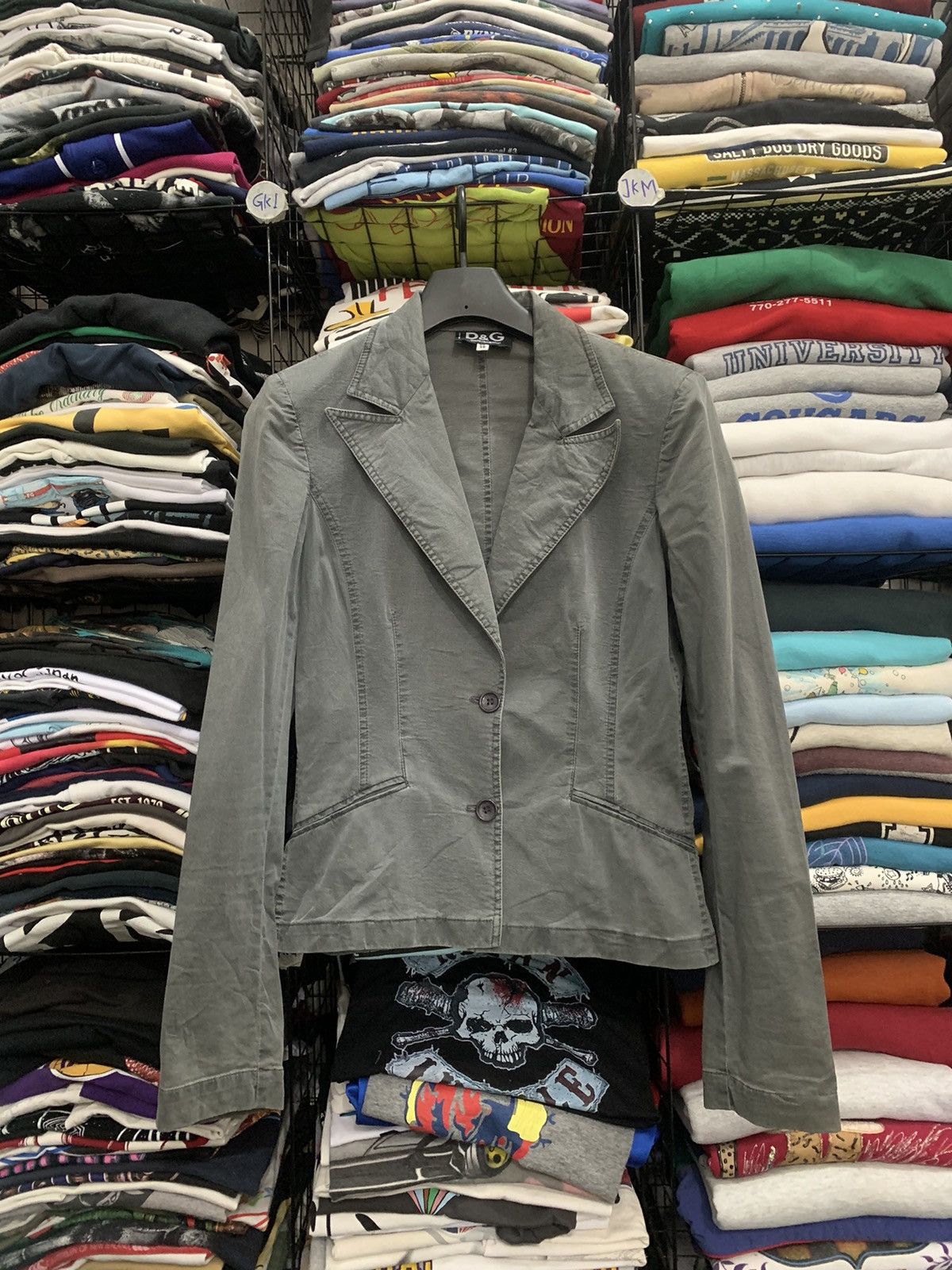 Dolce & Gabbana DOLCE & GABBANA MADE ITALY CROP JACKET Size US S / EU 44-46 / 1 - 1 Thumbnail