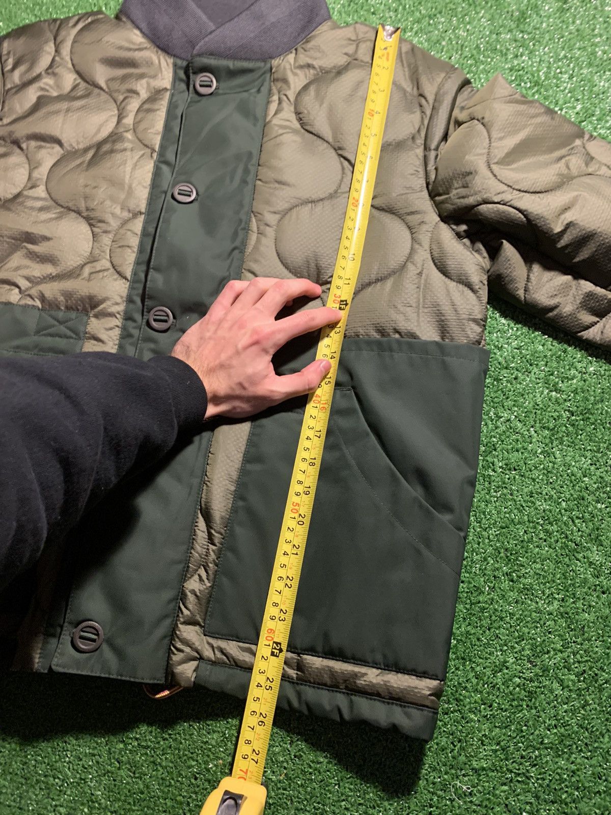 Japanese Brand Quilted Cargo Bomber Jacket Size US M / EU 48-50 / 2 - 9 Thumbnail
