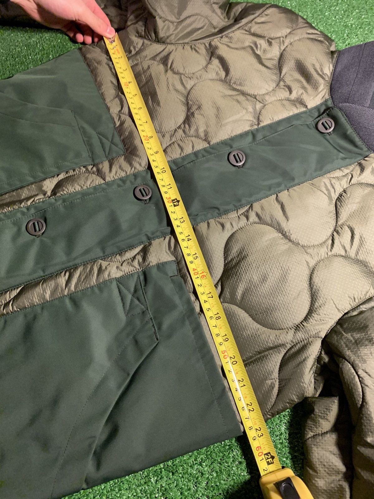 Japanese Brand Quilted Cargo Bomber Jacket Size US M / EU 48-50 / 2 - 10 Thumbnail