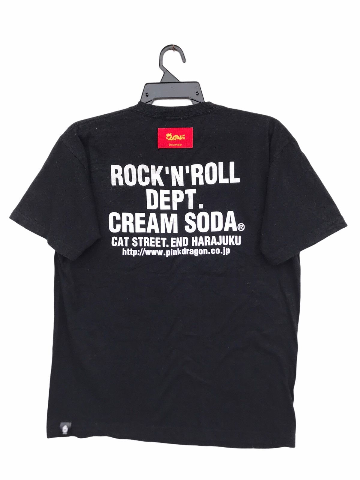 Band Tees Cream Soda Sun Faded Spellout Size US L / EU 52-54 / 3 - 2 Thumbnail