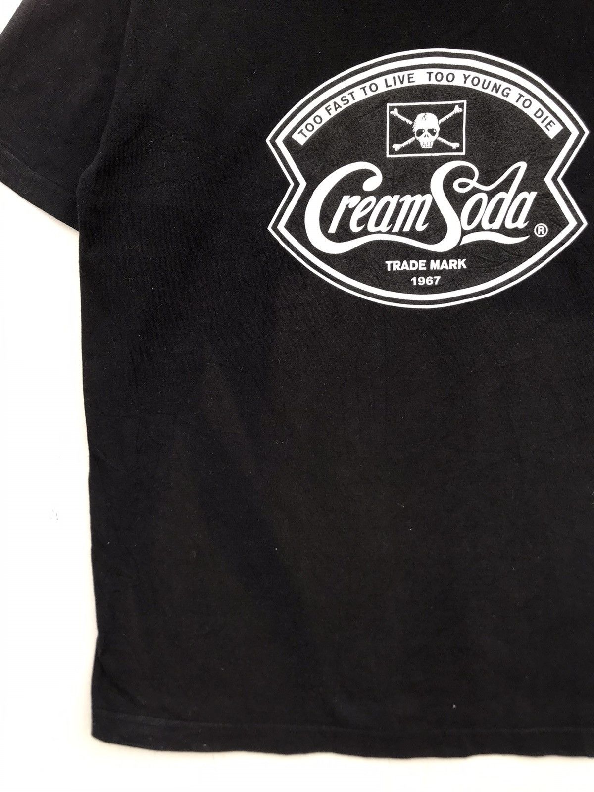 Band Tees Cream Soda Sun Faded Spellout Size US L / EU 52-54 / 3 - 4 Thumbnail