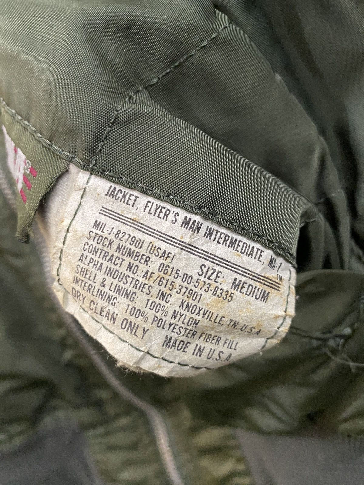 Alpha Industries Vintage MA-1 Alpha Industries Bomber Jacket Size US M / EU 48-50 / 2 - 10 Thumbnail