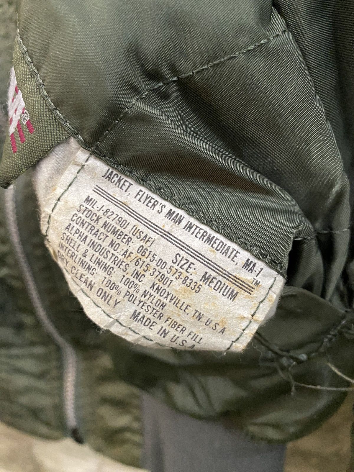 Alpha Industries Vintage MA-1 Alpha Industries Bomber Jacket Size US M / EU 48-50 / 2 - 11 Thumbnail