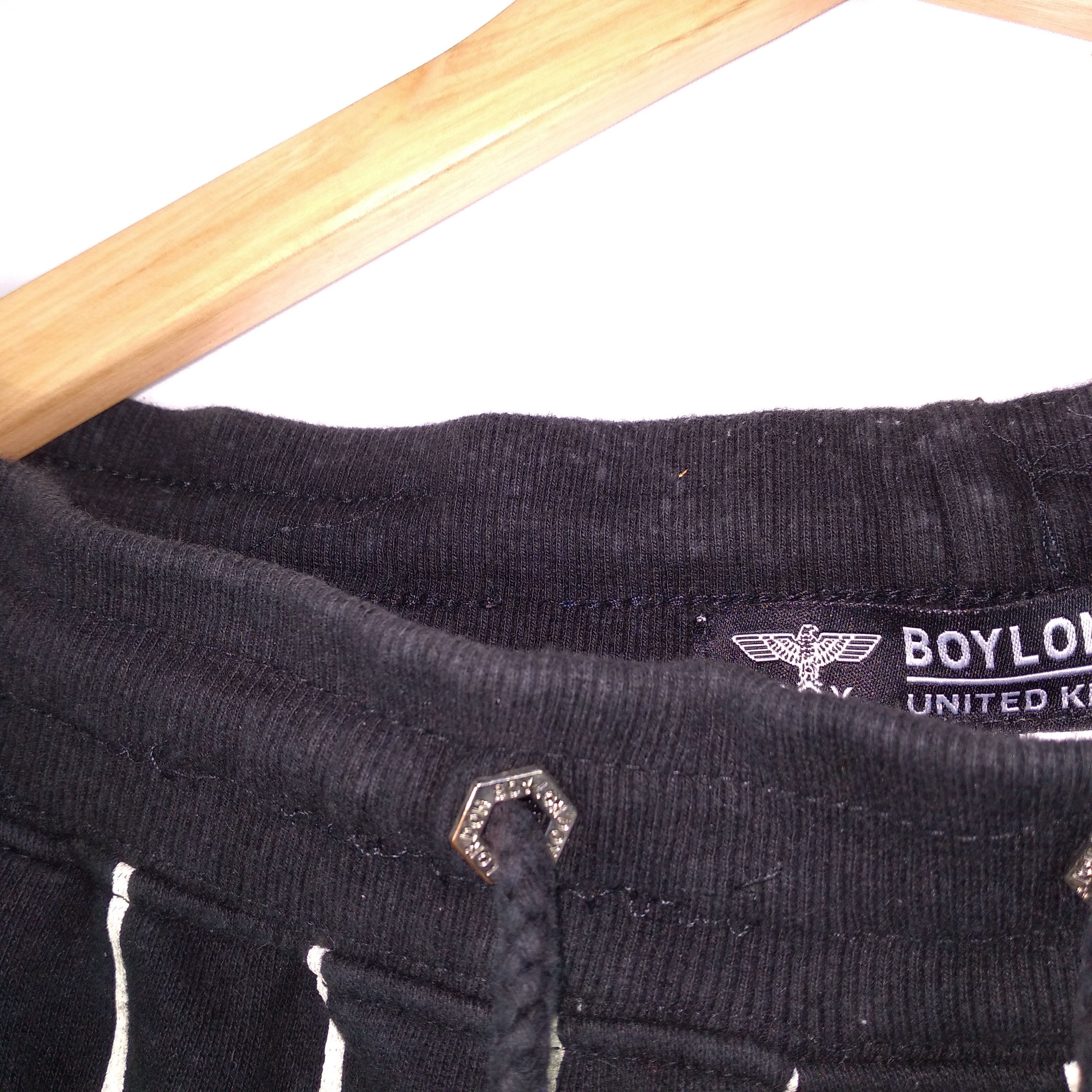 Boy London × Vintage Boy London Leave The Boy Alone OG Logo Stripes Shorts Pants Size US 36 / EU 52 - 14 Thumbnail