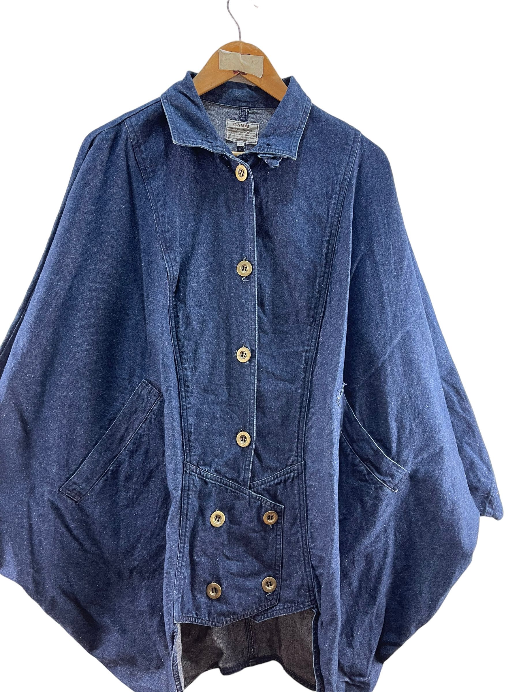 Designer × Japanese Brand Vintage Canal Batwing Denim Jacket Size US L / EU 52-54 / 3 - 6 Thumbnail