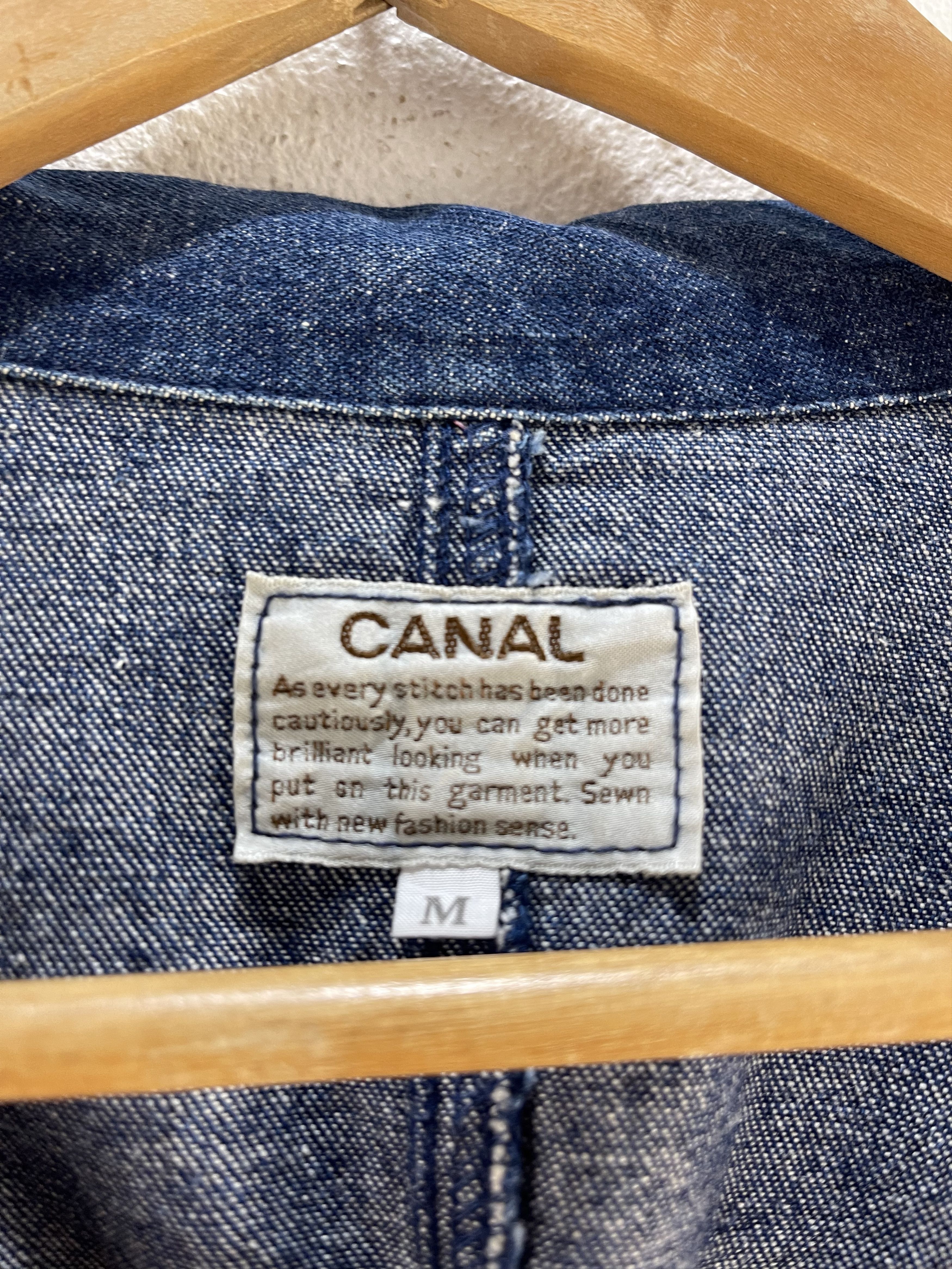 Designer × Japanese Brand Vintage Canal Batwing Denim Jacket Size US L / EU 52-54 / 3 - 11 Thumbnail
