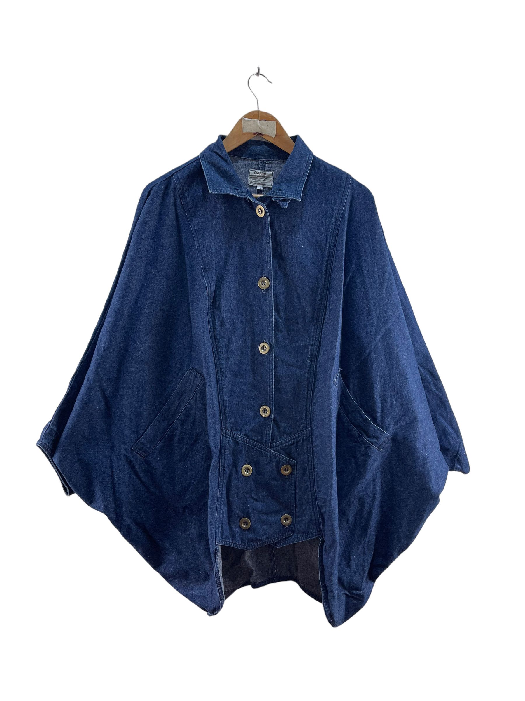 Designer × Japanese Brand Vintage Canal Batwing Denim Jacket Size US L / EU 52-54 / 3 - 1 Thumbnail