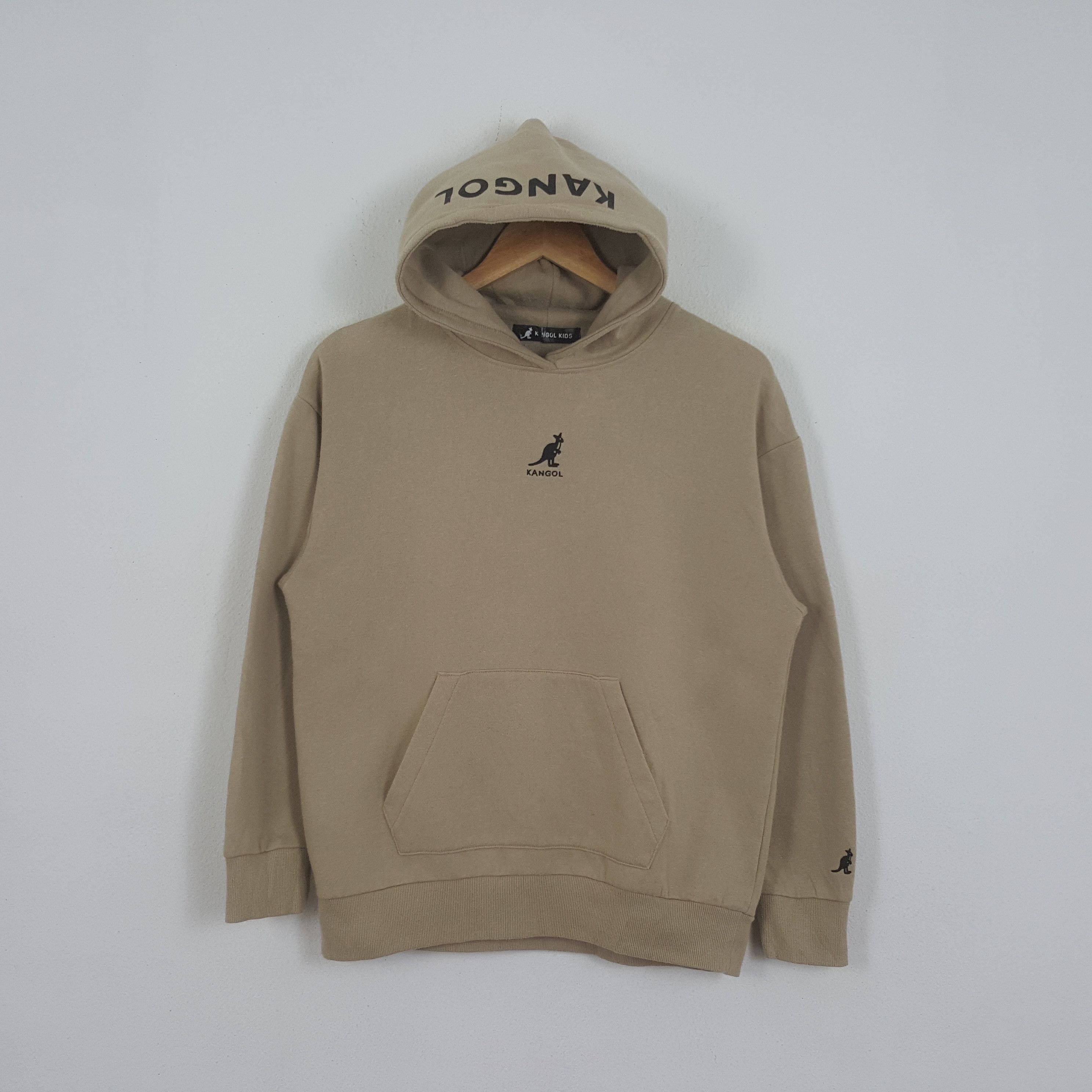 Vintage Kangol Center Embroidery Logo Hoodies