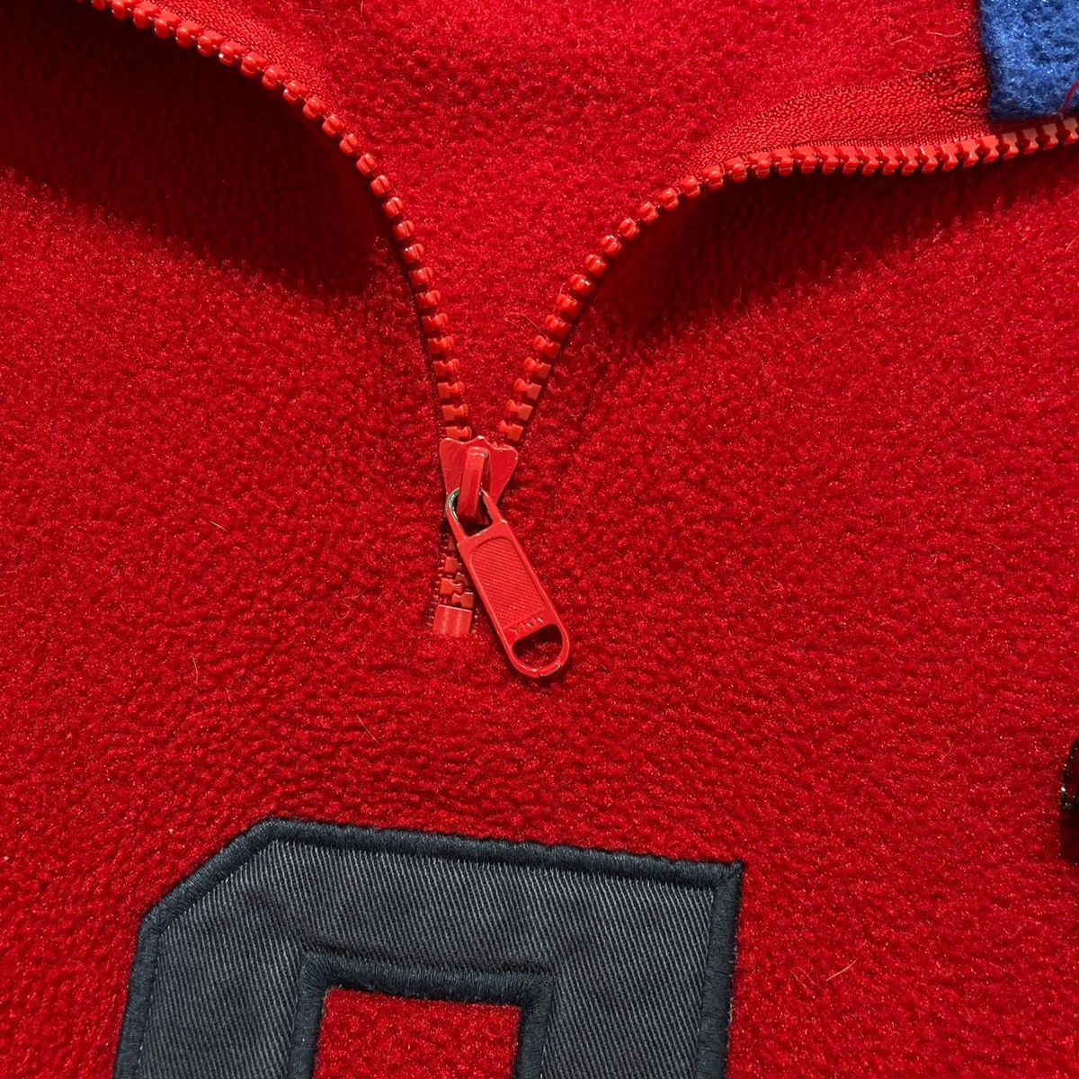 Polo Ralph Lauren × Vintage Red Fleece Polo USA by Ralph Lauren “SuperMan” Vintage 1992 Size US L / EU 52-54 / 3 - 6 Thumbnail
