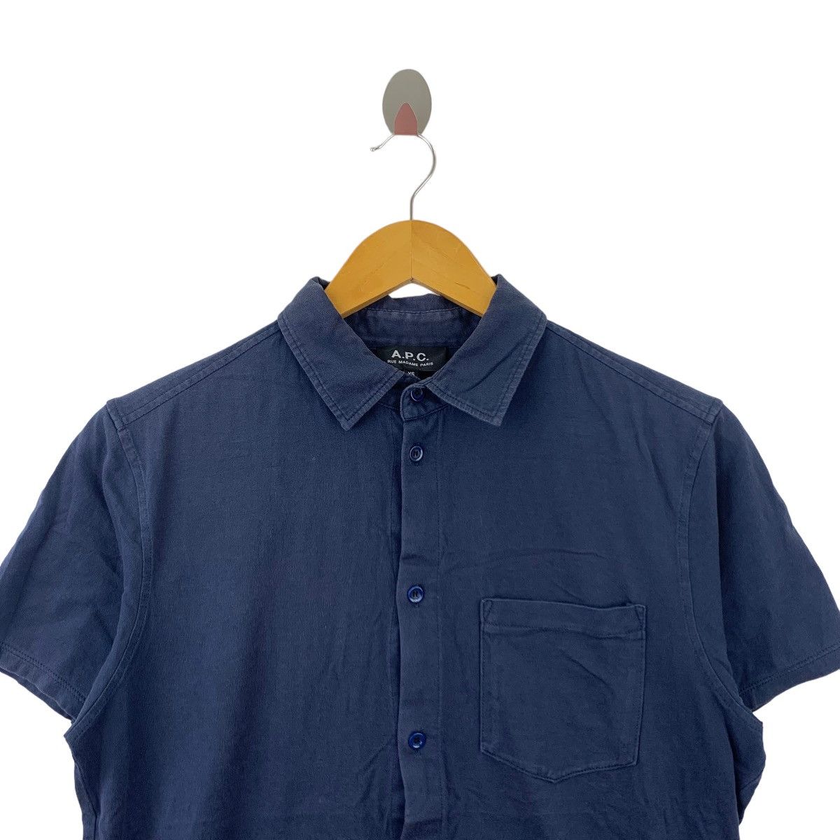 A.P.C. APC RUE MADAME Paris France Brand Button Up Collar Size US XS / EU 42 / 0 - 2 Thumbnail