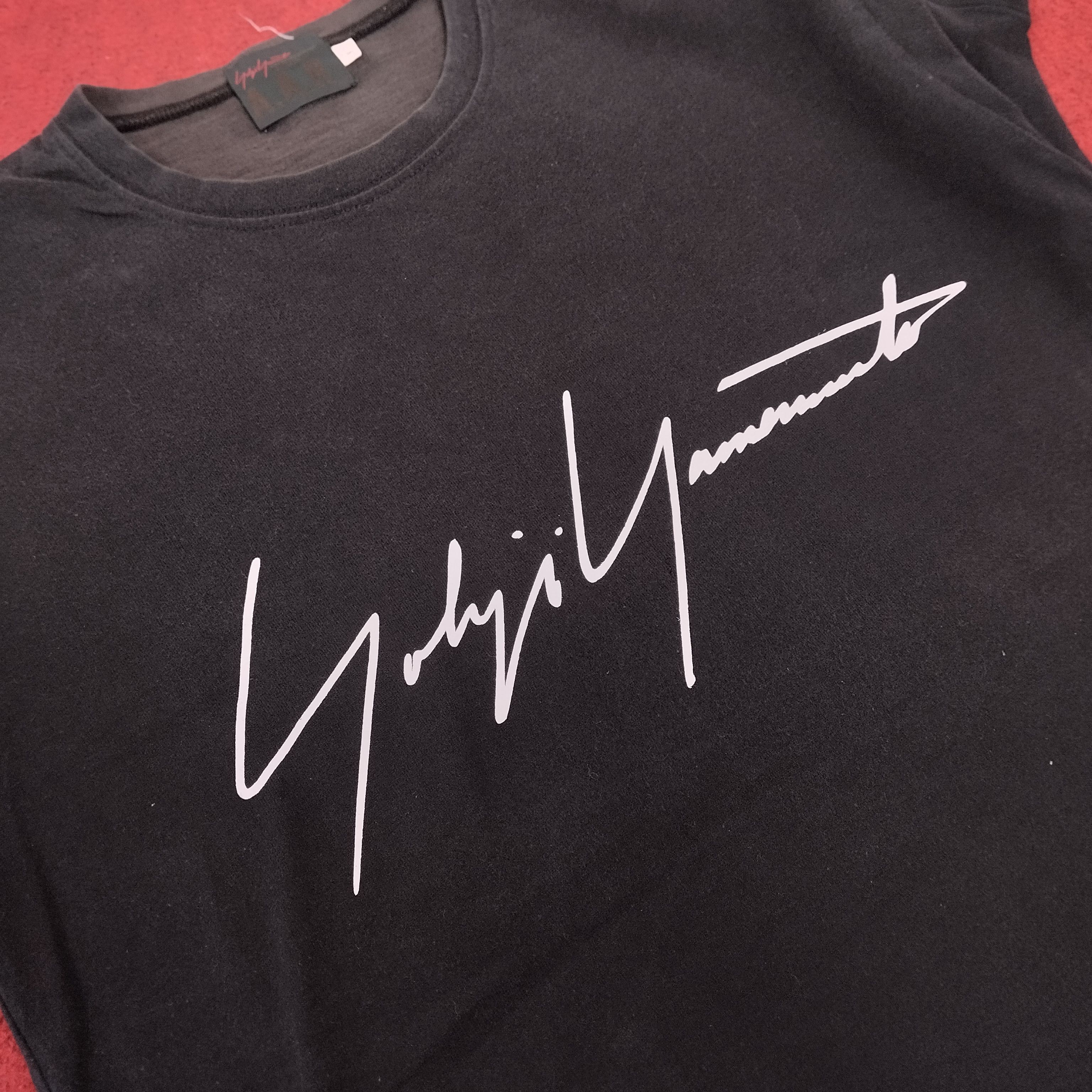 Yohji Yamamoto Yohji Yamamoto Japanese Designer Brand Custom Art Tshirt Size US S / EU 44-46 / 1 - 2 Thumbnail