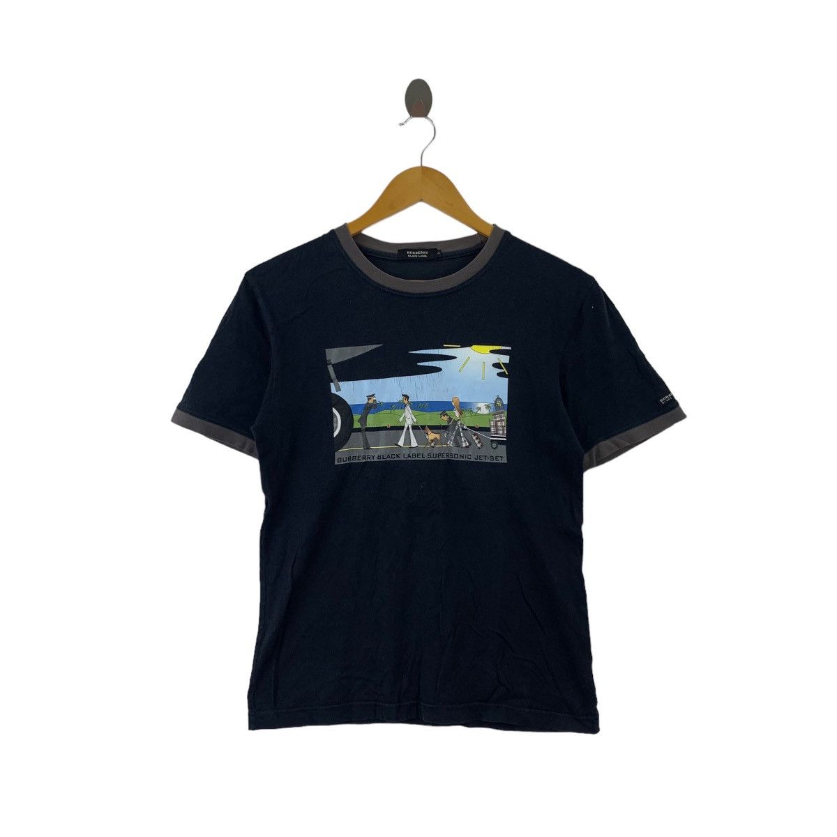 Vintage BURBERRYS BLACK LABEL Supersonic Jet-Set