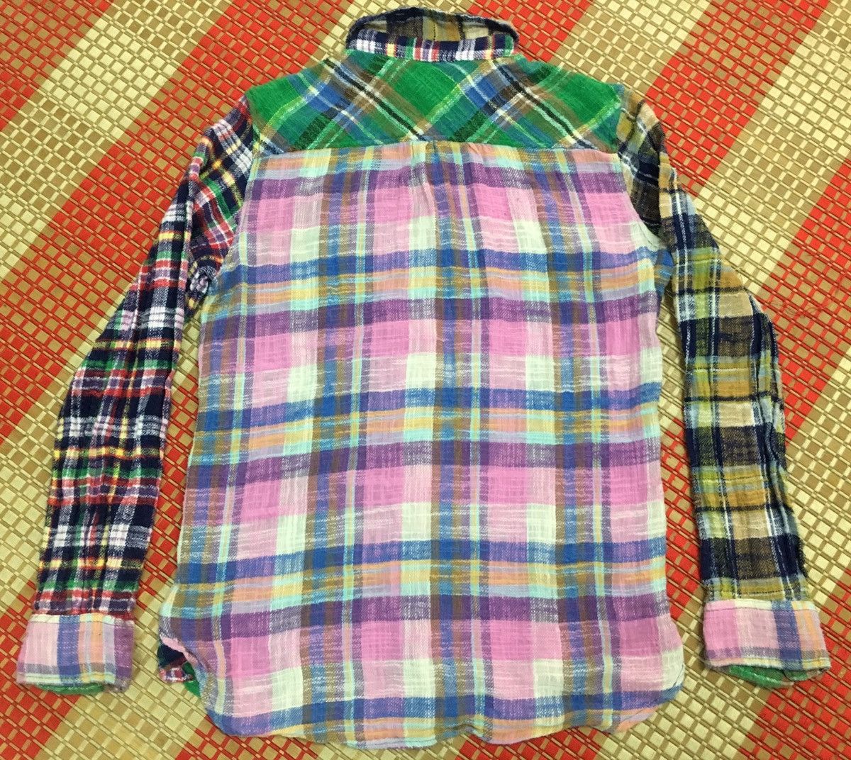 Japanese Brand × Vintage Flannel Cube Sugar Patchwork like needles style Size US M / EU 48-50 / 2 - 8 Thumbnail