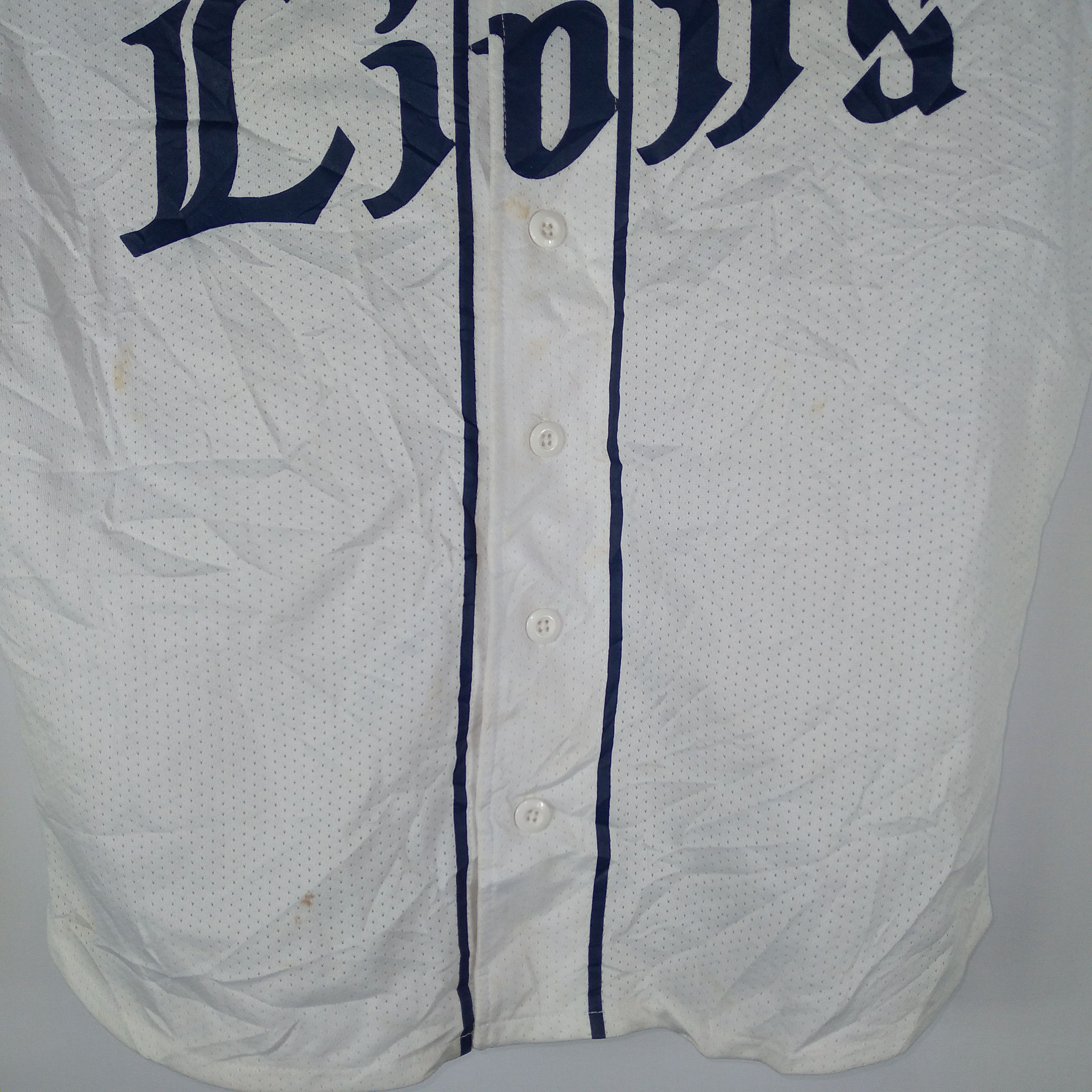 Japanese Brand Official Lions Saitama Seibu Japanese Baseball Jersey Size US L / EU 52-54 / 3 - 3 Thumbnail