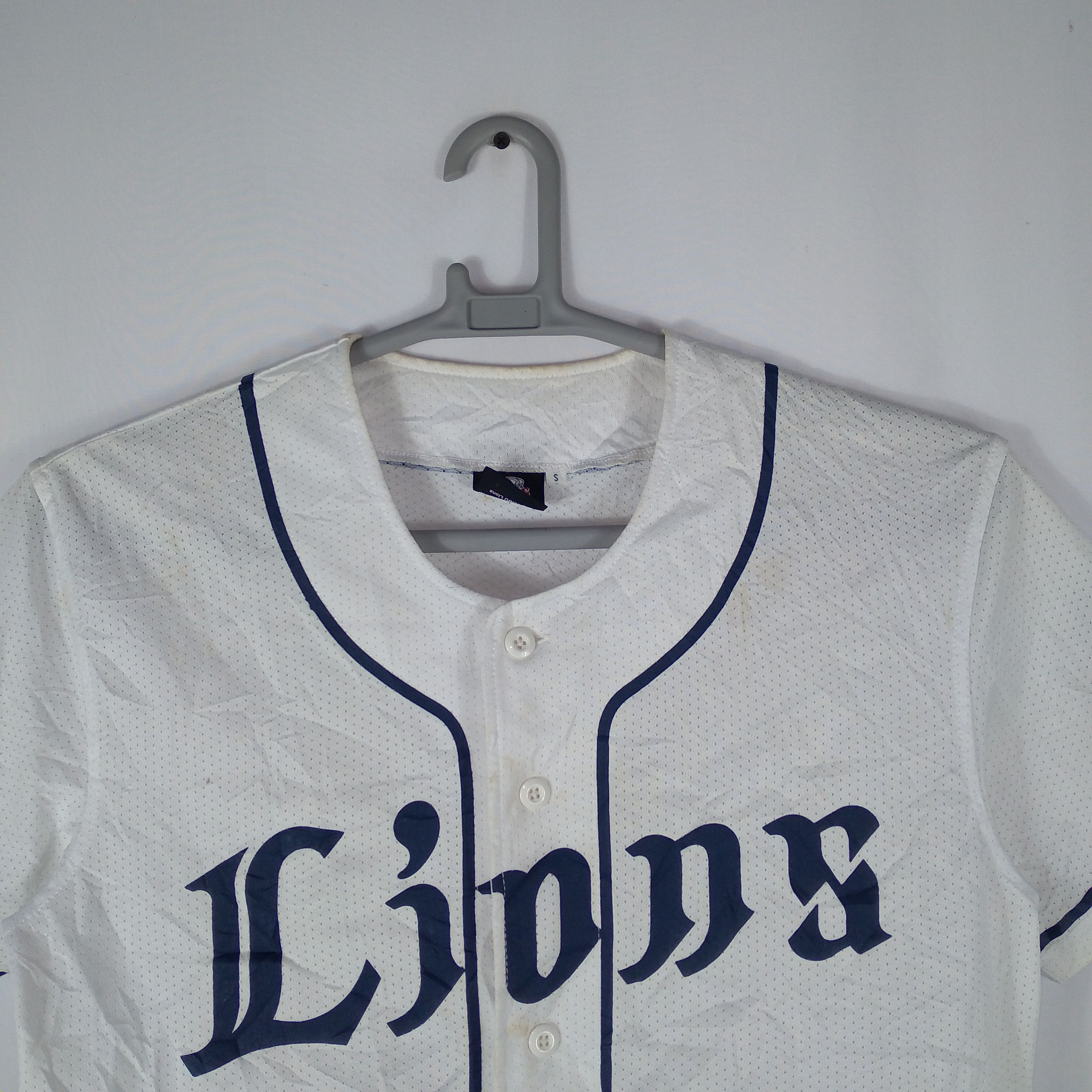 Japanese Brand Official Lions Saitama Seibu Japanese Baseball Jersey Size US L / EU 52-54 / 3 - 2 Thumbnail